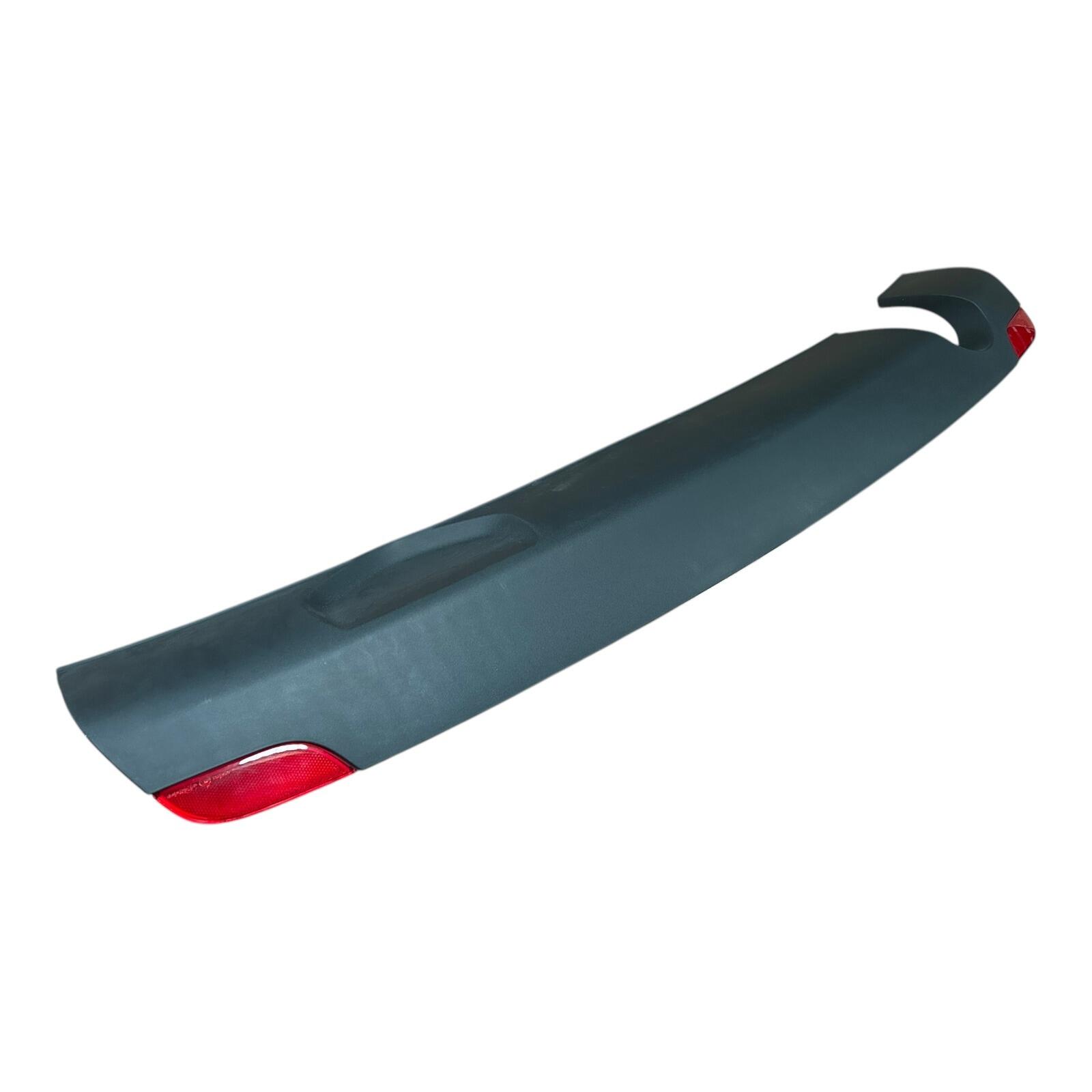 Genuine Audi A1 Rear bumper lower spoiler assembly (satin black) 8X08074219B9