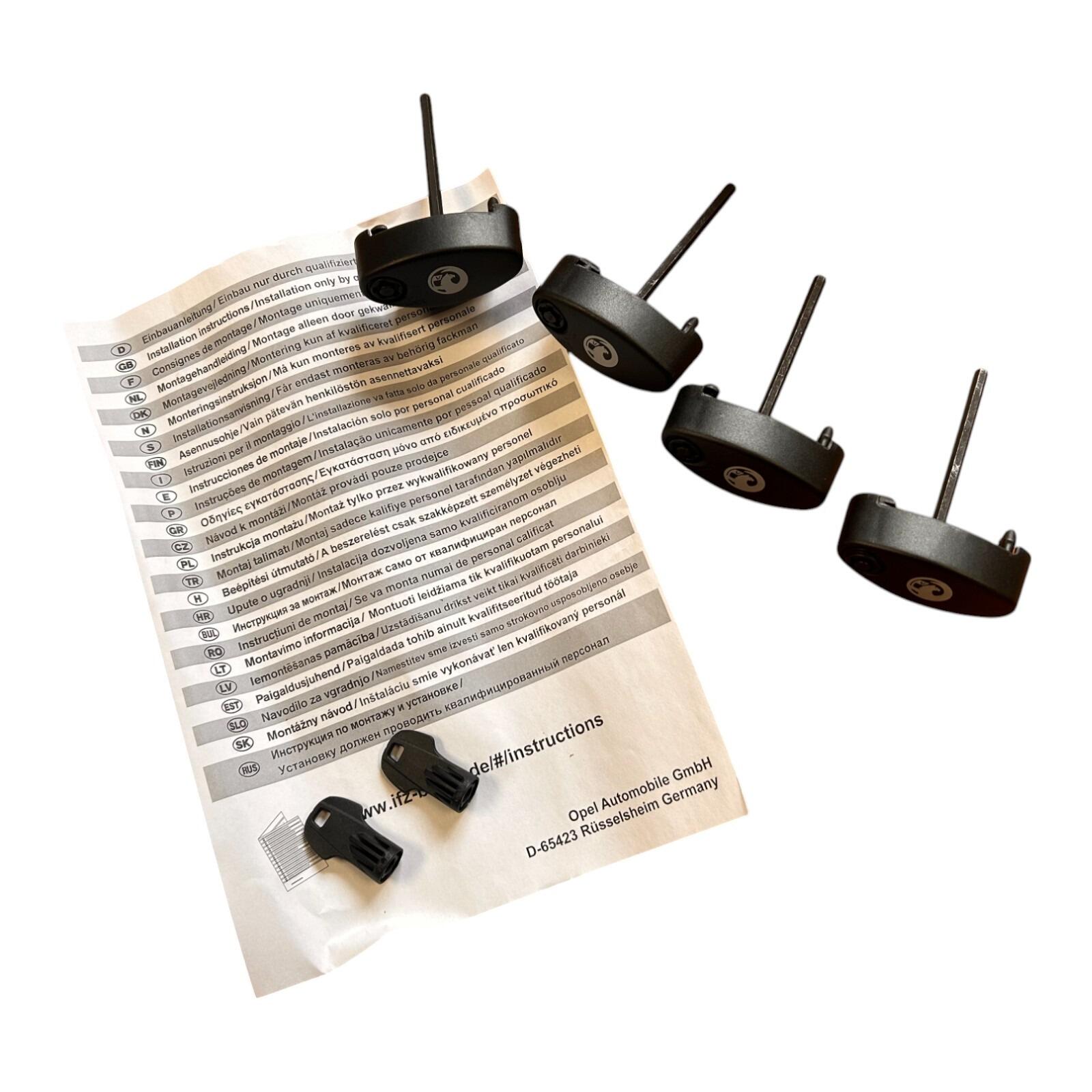 Transverse Rails Genuine Vauxhall Combo Life Transverse roof rails 39165746 – VIN Requi
