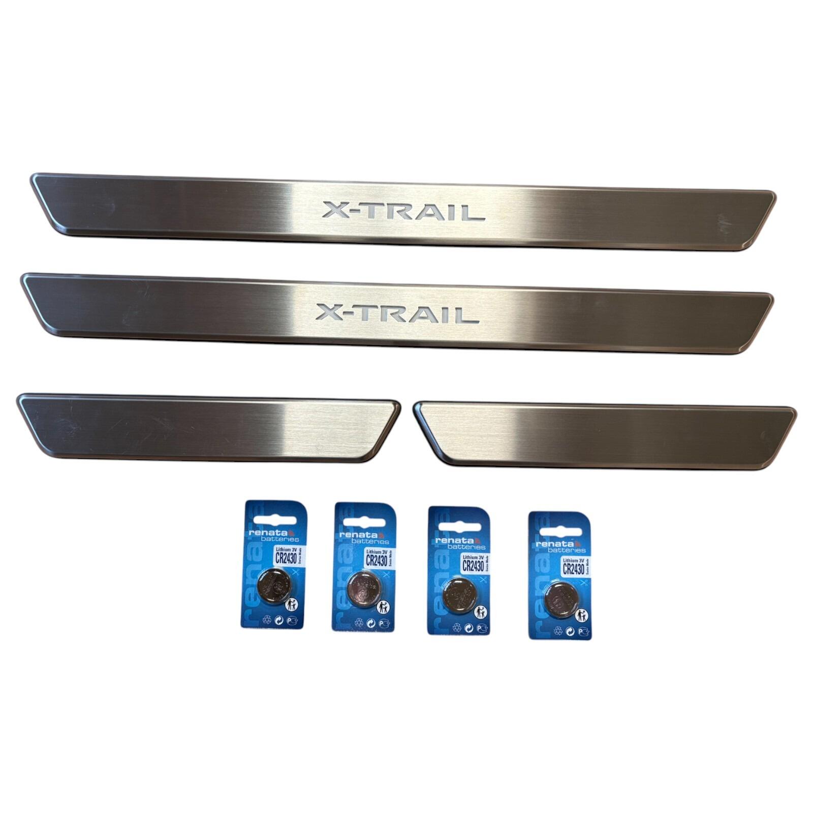 Genuine Nissan X-Trail Illuminated entry guards (see G69505RA0A – VIN