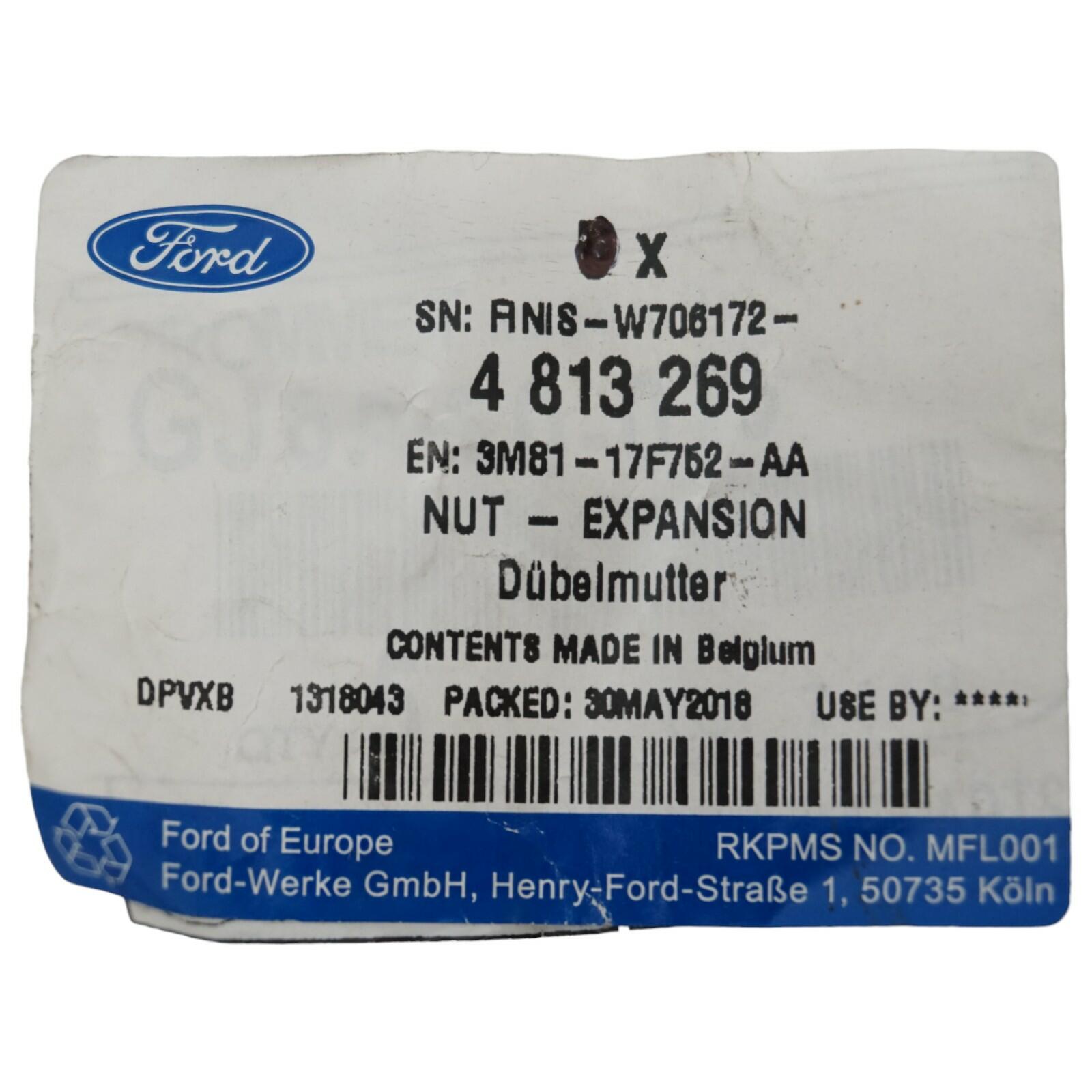 Genuine Ford ES Front bumper captive nut 4813269 – VIN Required | Genu