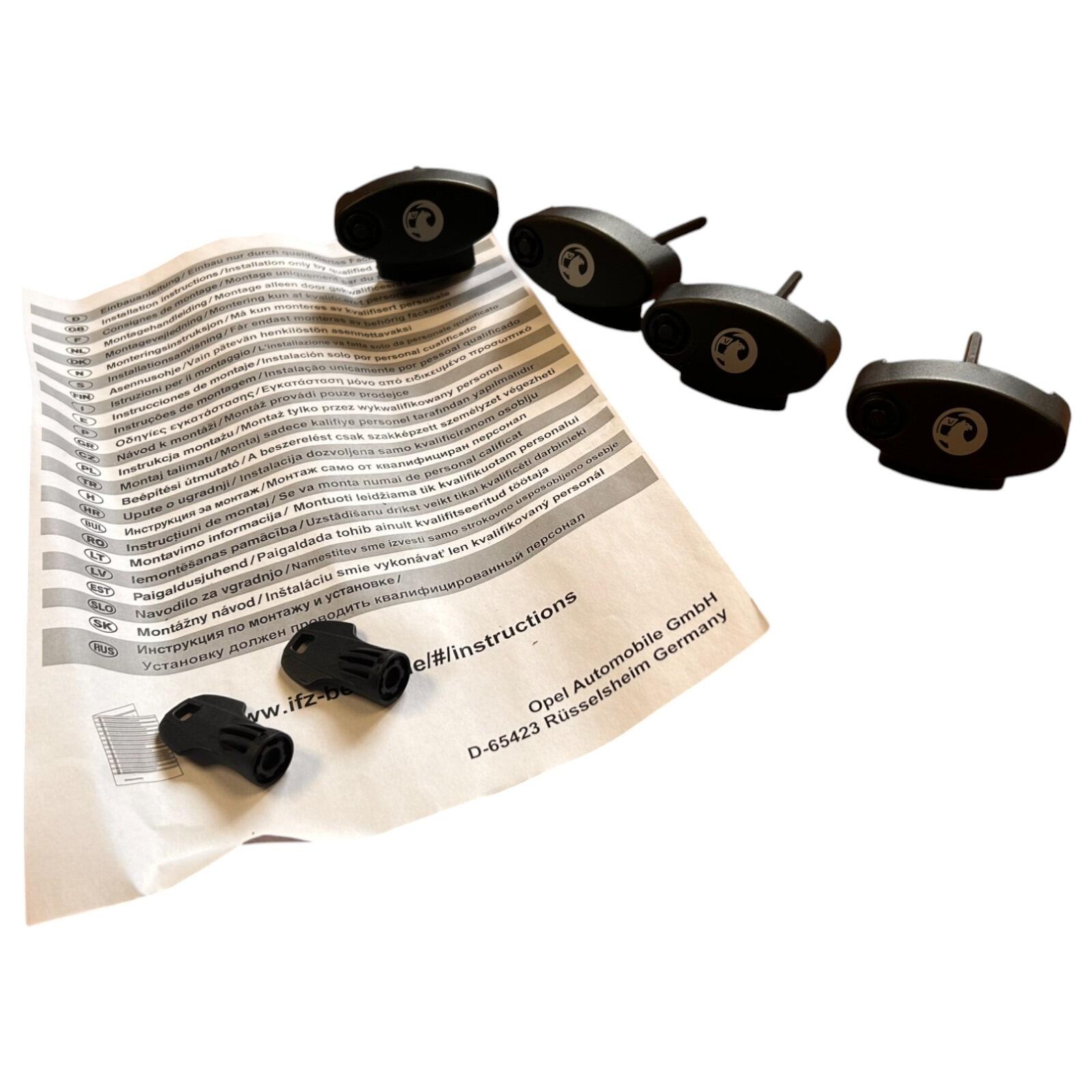 Transverse Rails Genuine Vauxhall Combo Life Transverse roof rails 39165746 – VIN Requi