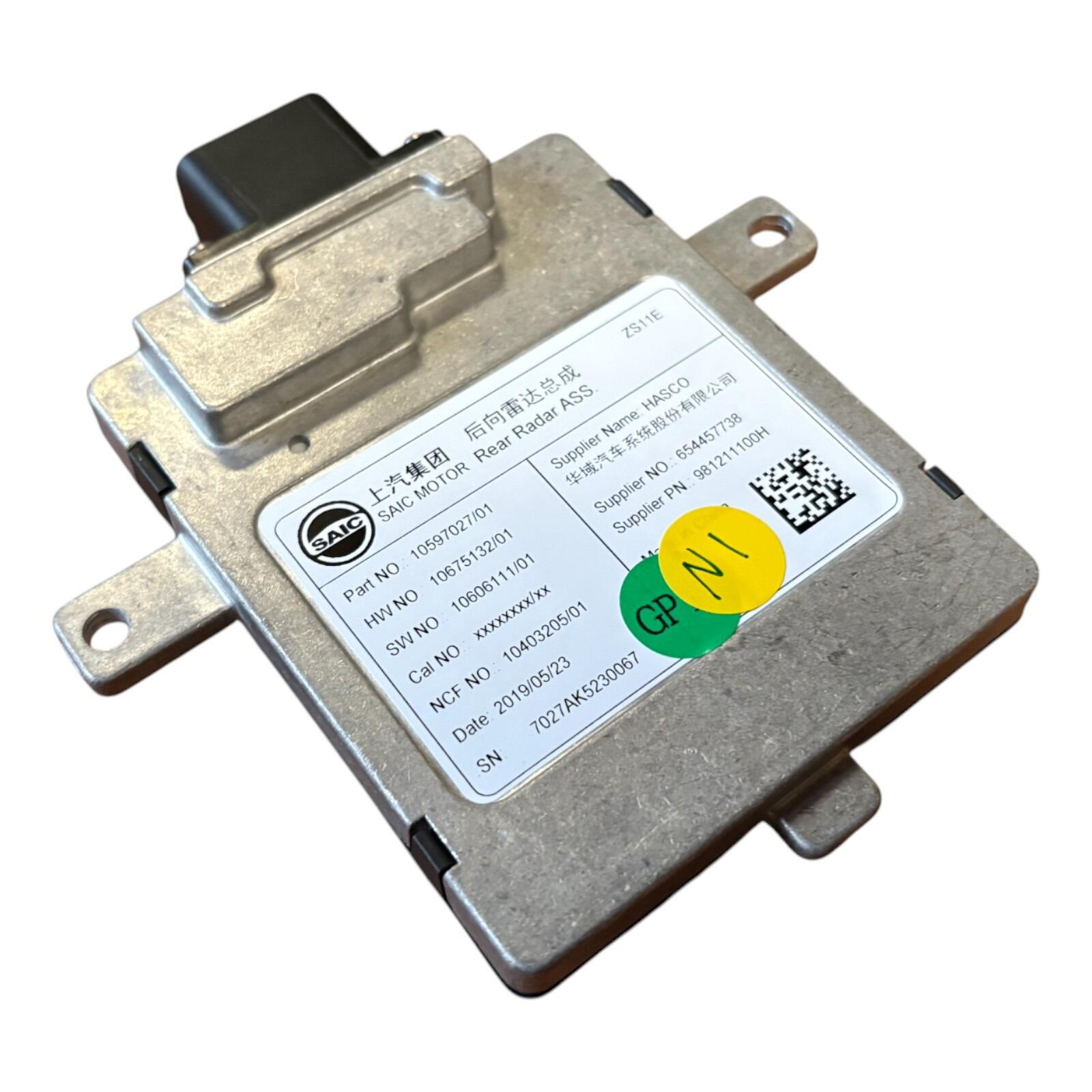 Genuine MG ZS RH OS Rear blind spot radar module 10597027