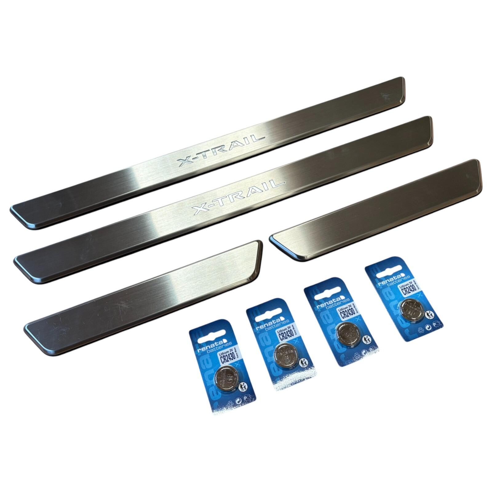 Genuine Nissan X-Trail Illuminated entry guards (see G69505RA0A – VIN