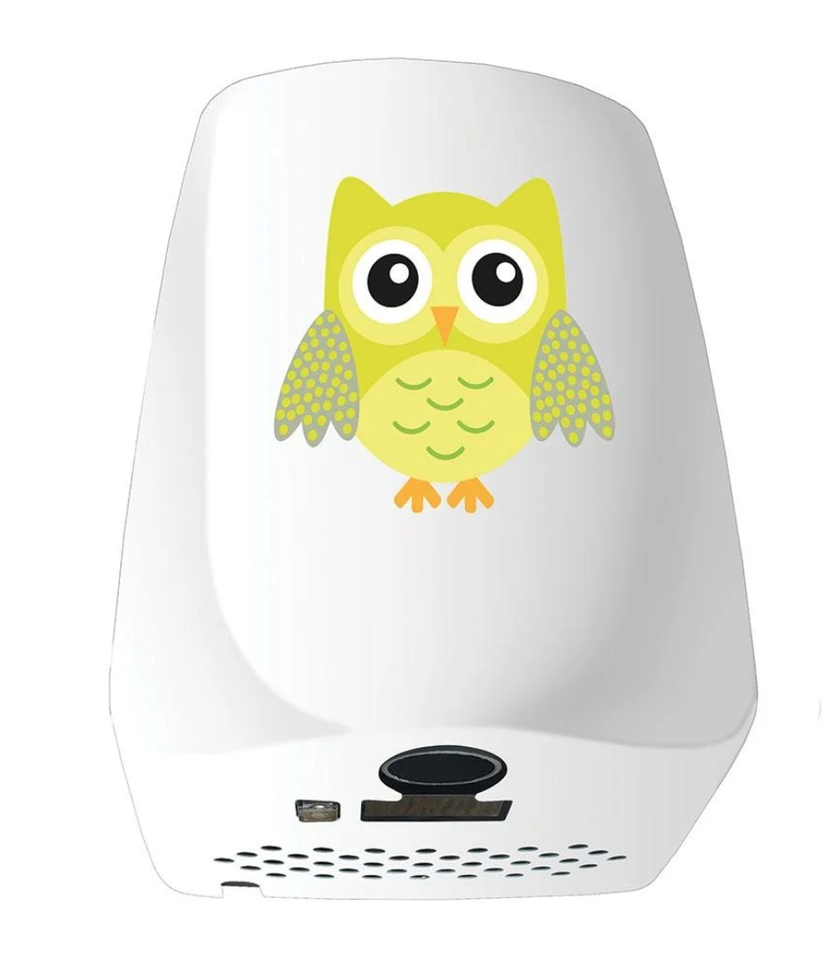 F5 Eco Owl 'Green' - Children's Hand Dryer - VUK027OWLG - Veltia