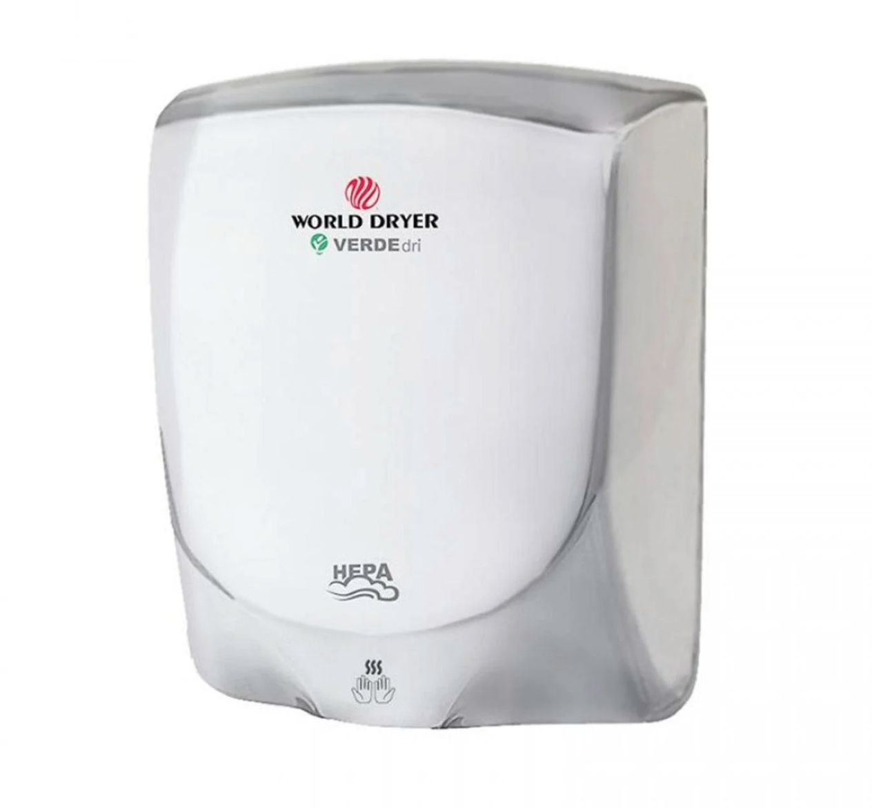 VerdeDri High Speed Low Energy Hand Dryer - HEPA Filtered - Polished Stainless Steel - Q-972A
