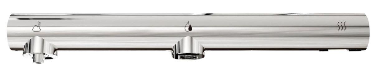 Aertek T3 Wash + Dry Over-Sink Hand Dryer Tap - Wall - Chrome