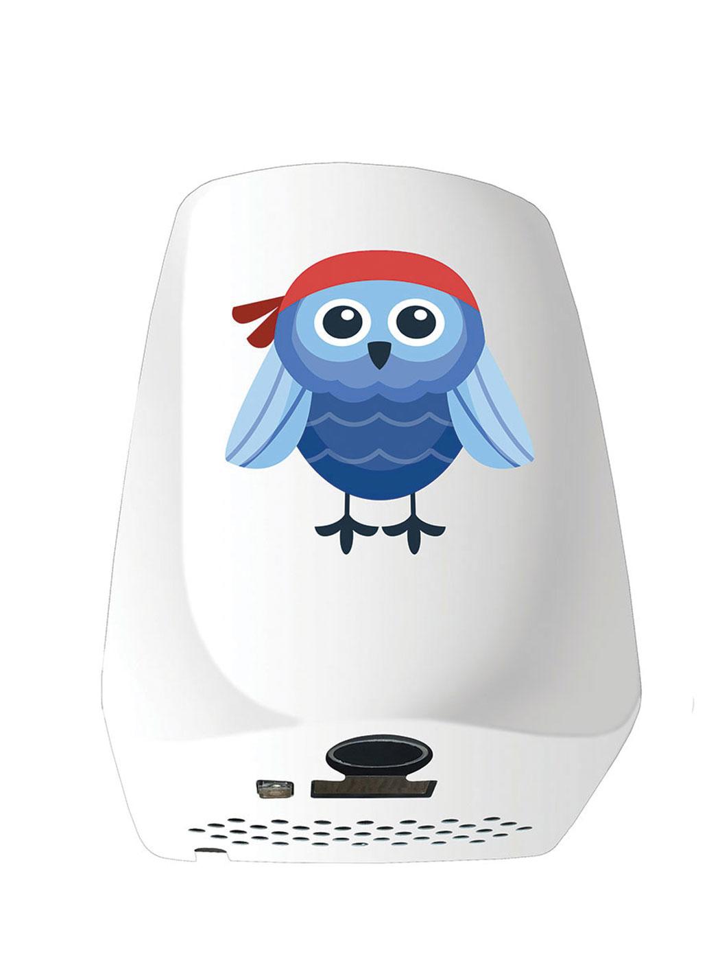 Veltia F5 Eco Owl Blue - Children's Hand Dryer - VUK027OWLB
