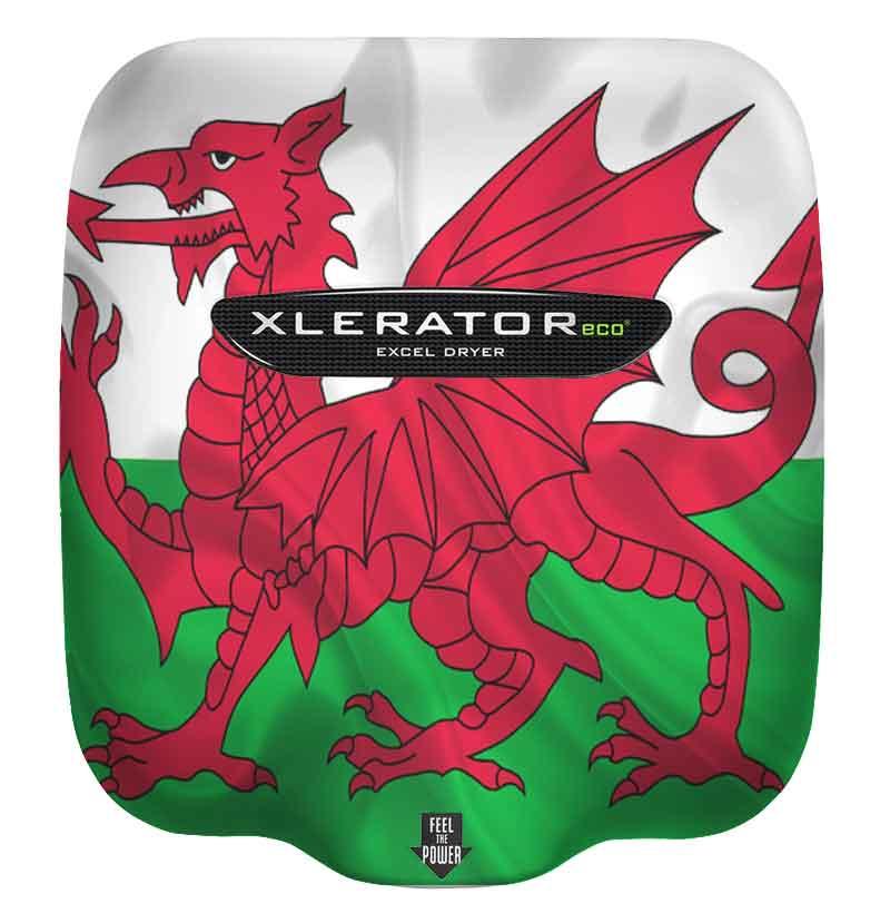 Xlerator Hand Dryer Welsh Wales Flag