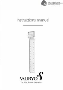 Valiryo Instruction Manual User Guide Installation