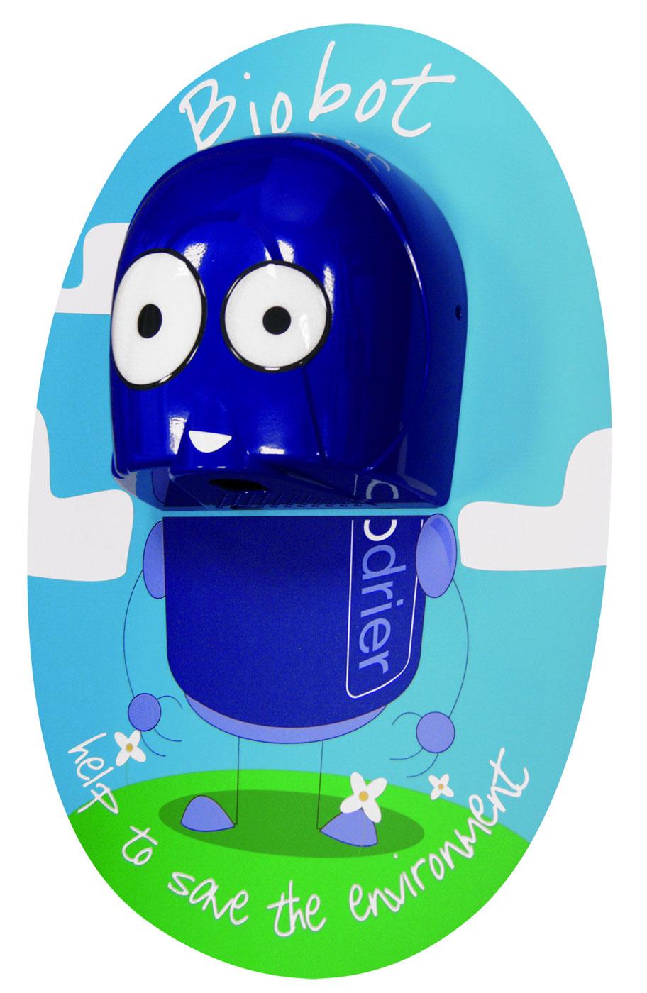 BioBot - Blue - BioDrier BioBot Childrens Hand Dryer BB081