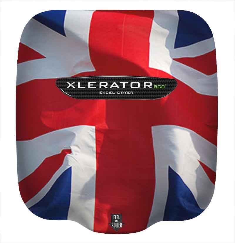 Xlerator Hand Dryer British Union Flag