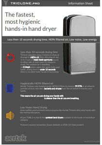 Aertek Triclone Hand Dryer Brochure