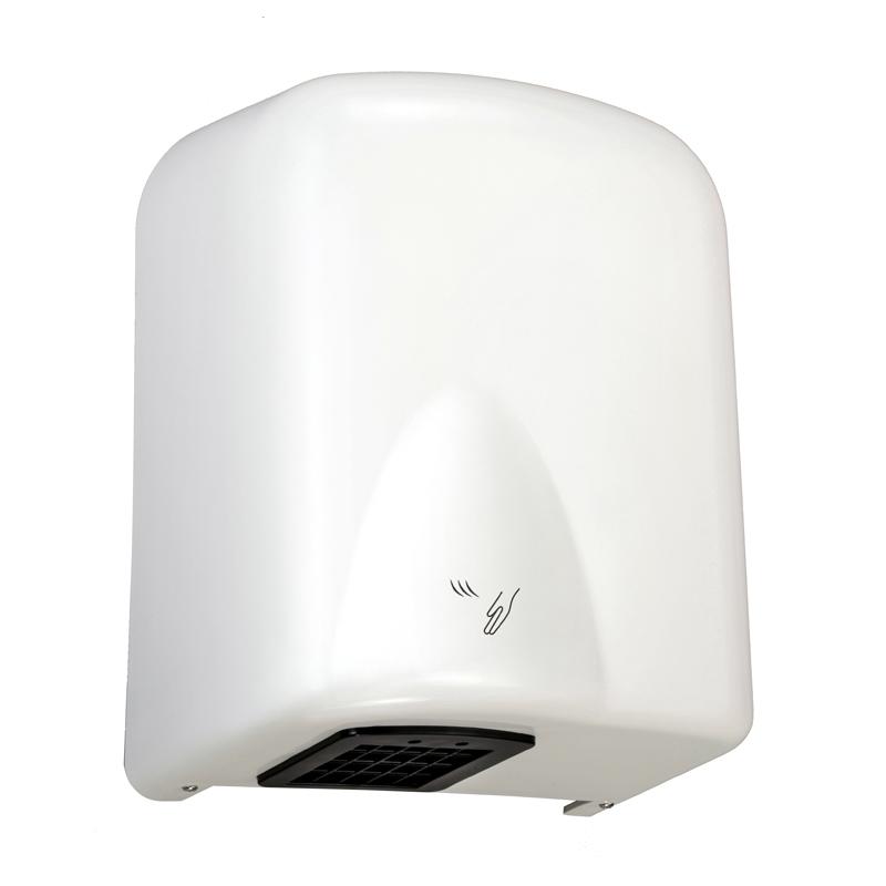 Topflow 10 Hand Dryer, Quiet Hand Dryer - Ultra Low Noise - White