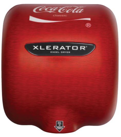 xlerator custom hand dryer coca-cola