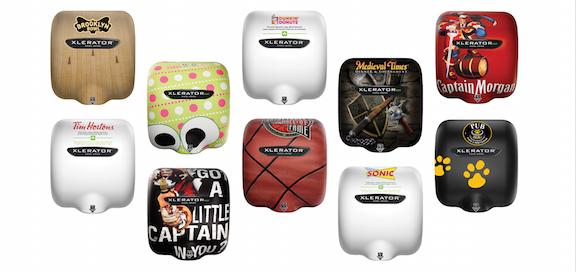 Xlerator Custom Covers Branded Bespoke Hand Dryers