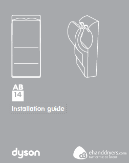 Dyson Airblade dB AB14 Installation Guide