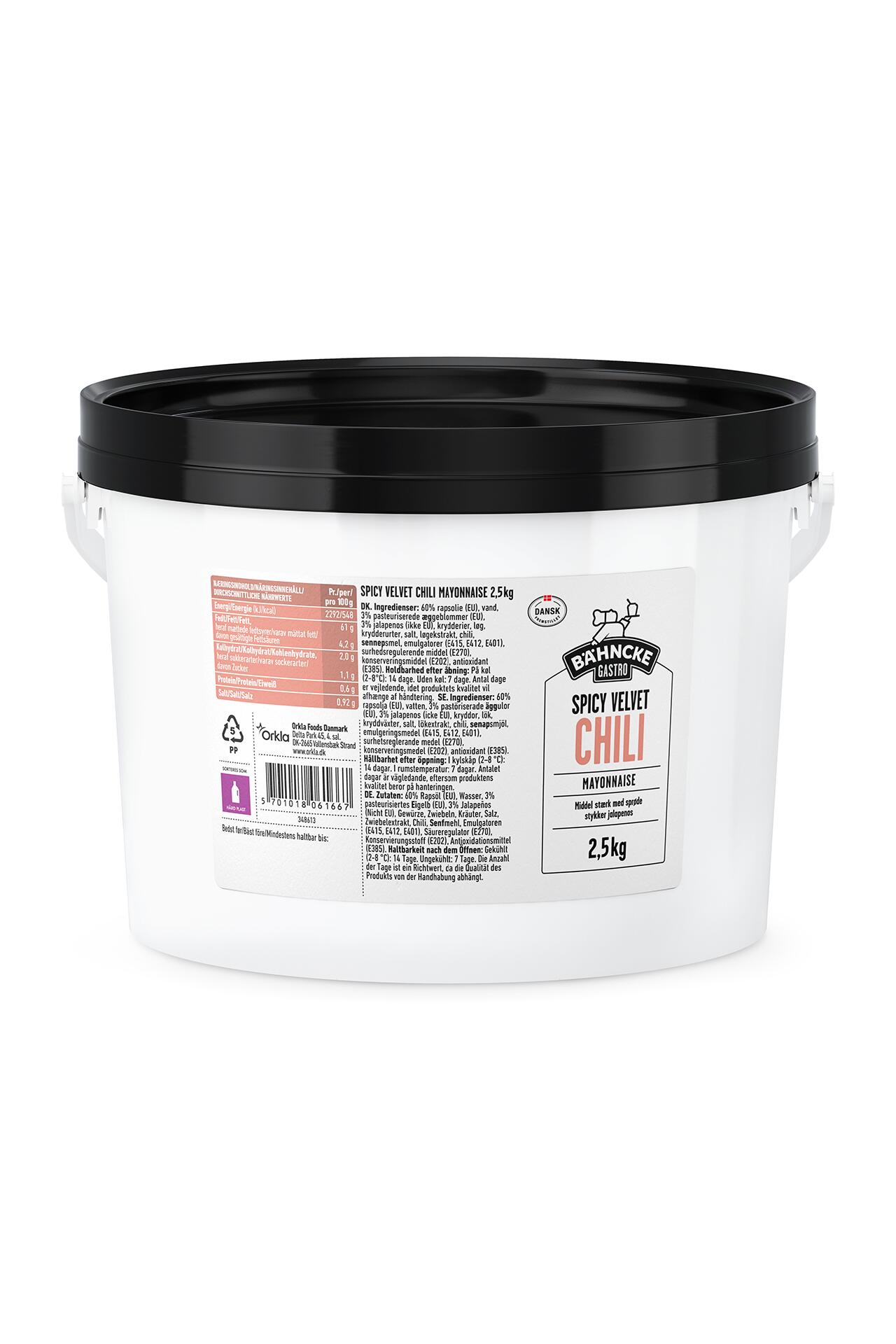 Bähncke Gastro Spicy Velvet Chili Mayonnaise 2,5 kg image.