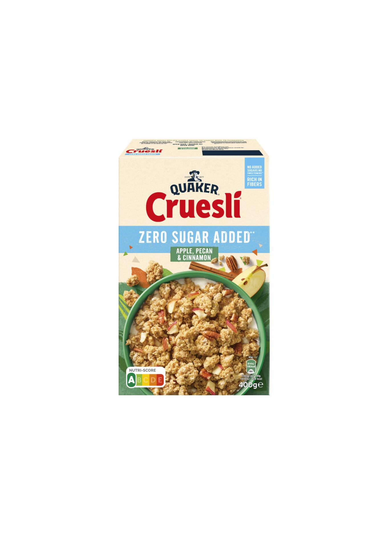 Quaker Cruesli ZSA Apl/Pec/Cin 400g image.