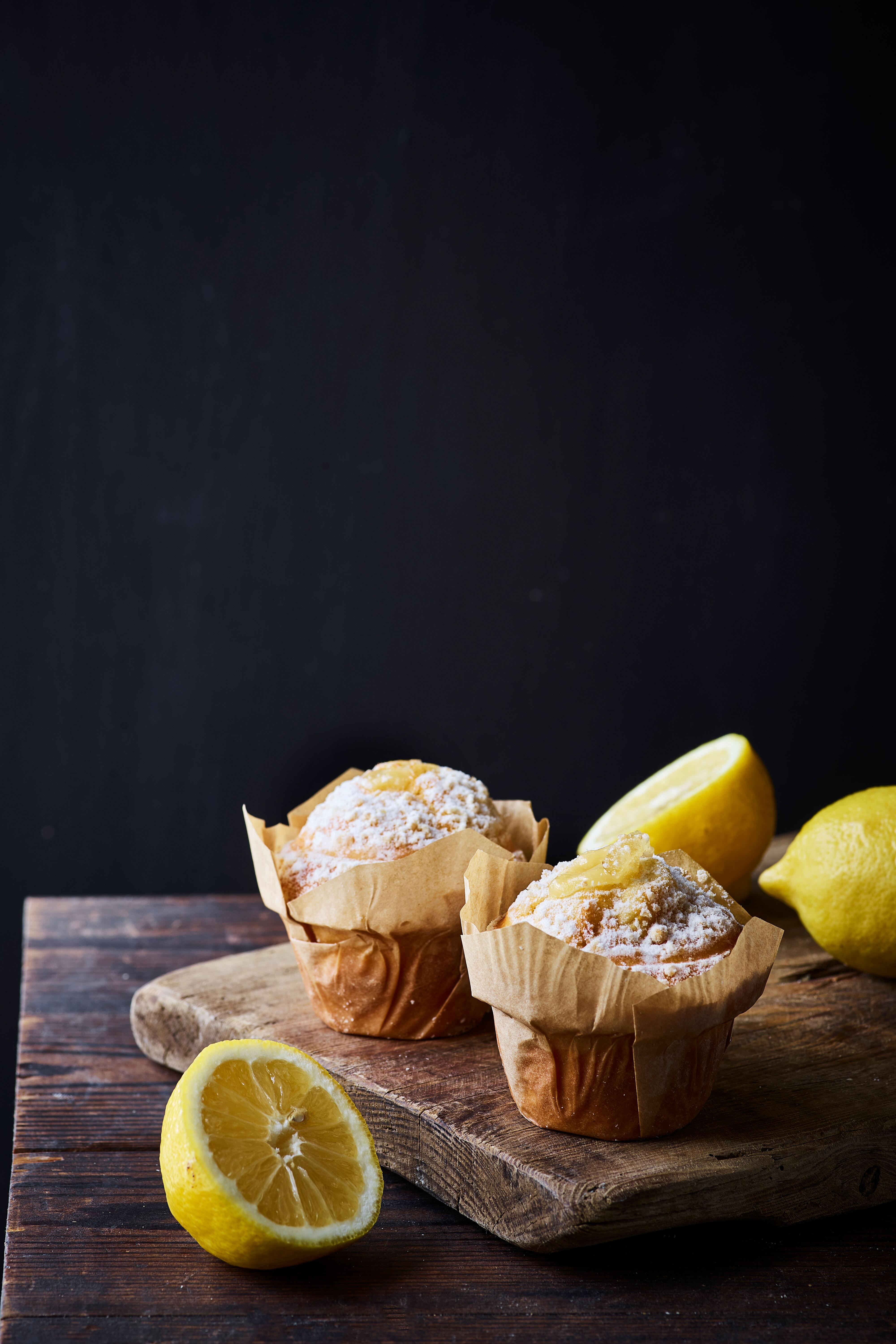 Lemon muffin image.