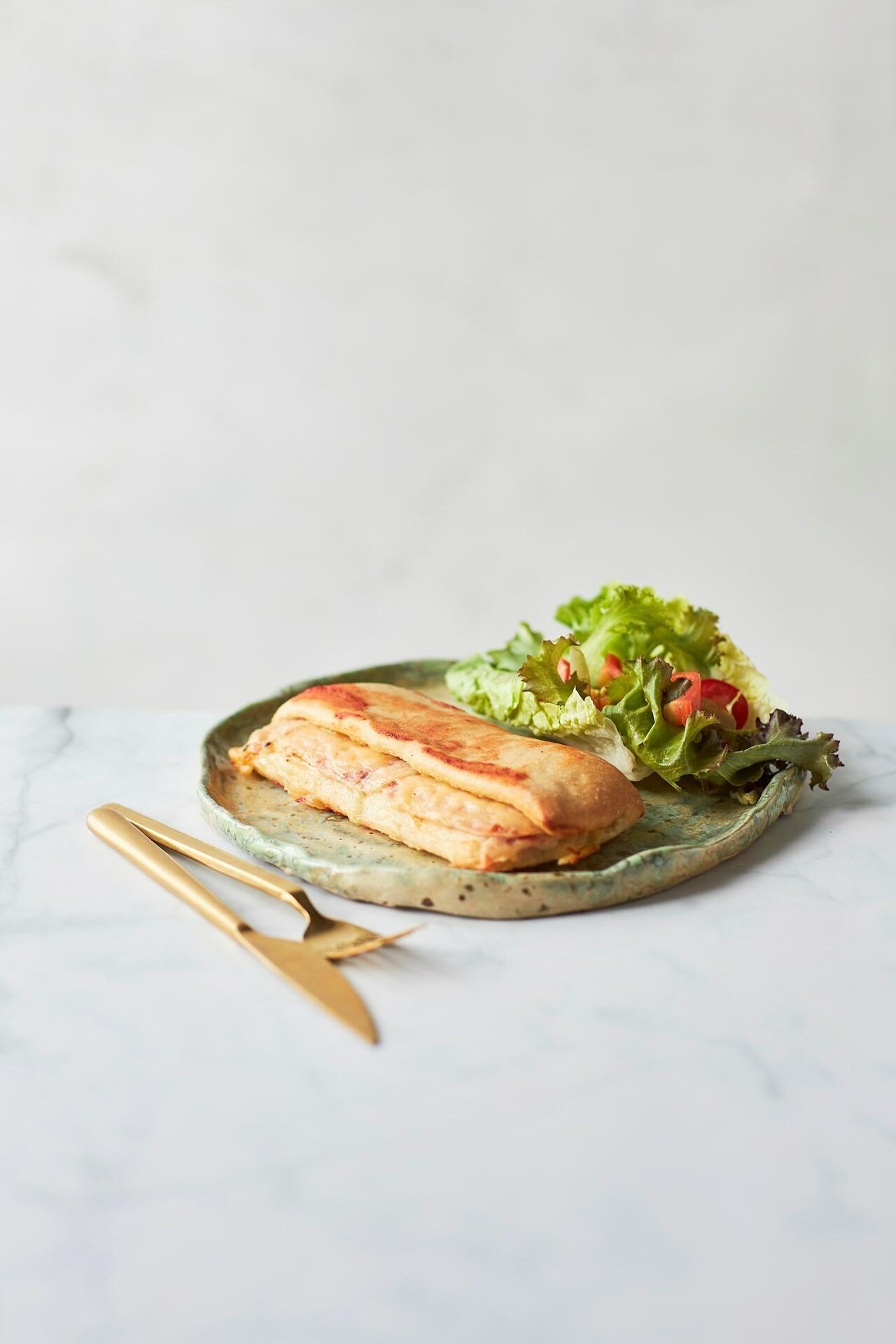 Panini Gourmet skinke & ost image.