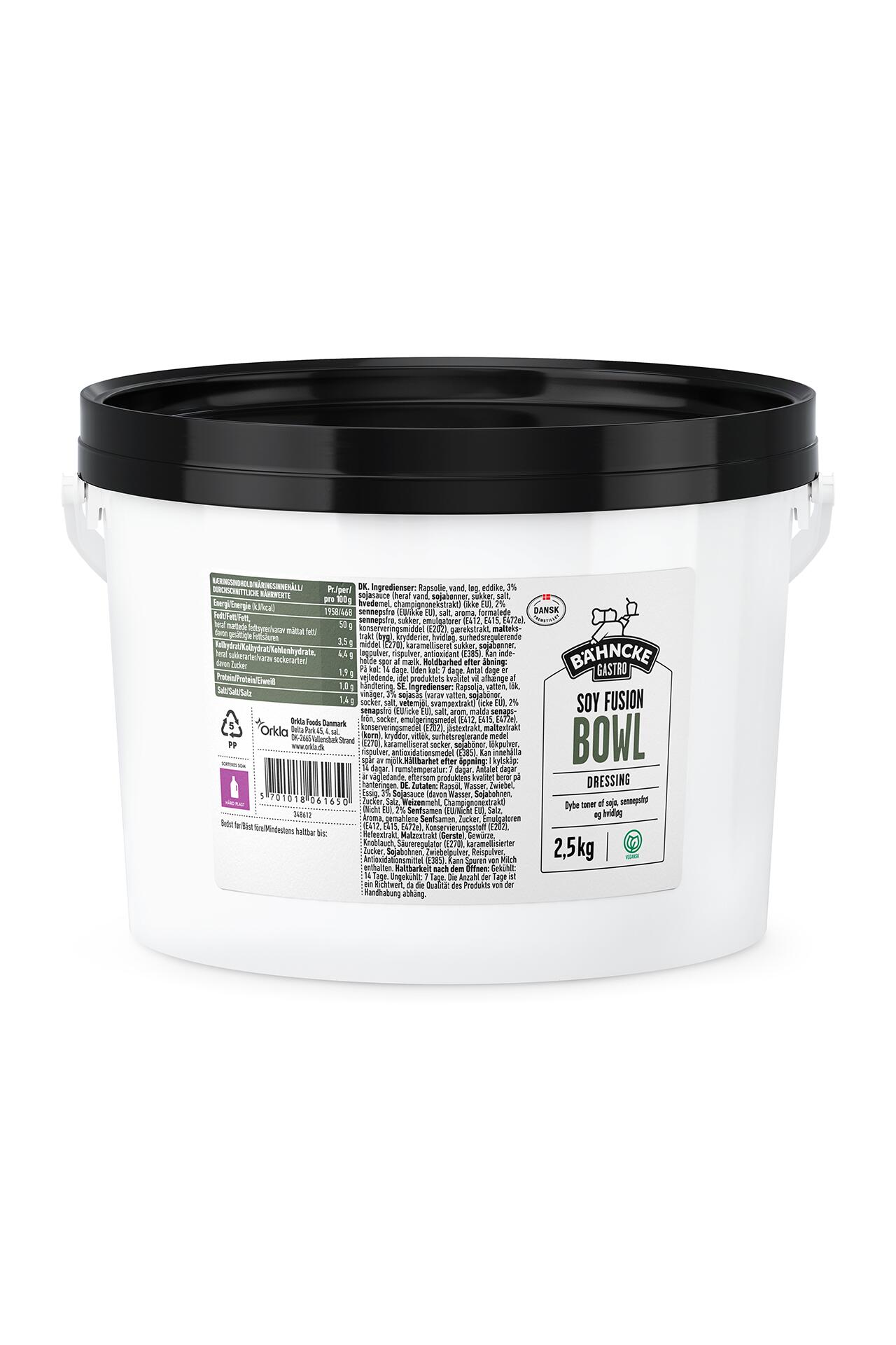 Bähncke Gastro Soy Fusion Bowl Dressing 2,5 kg image.