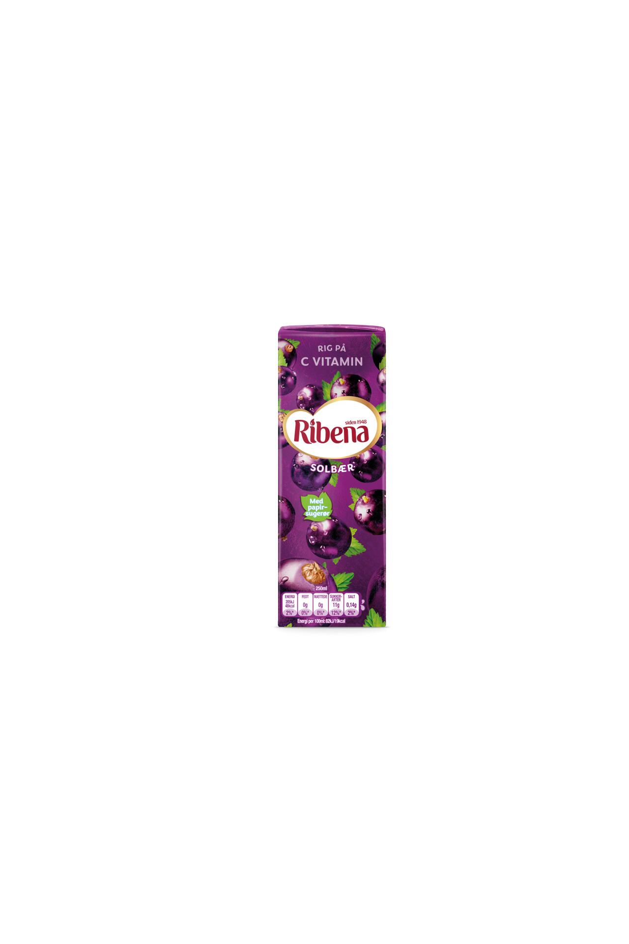 Ribena Solbær Original RTD 250ml image.