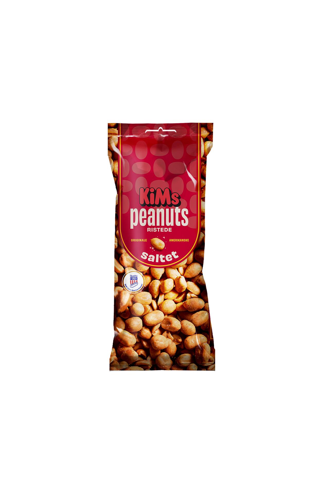 KiMs Saltede Peanuts 60g image.