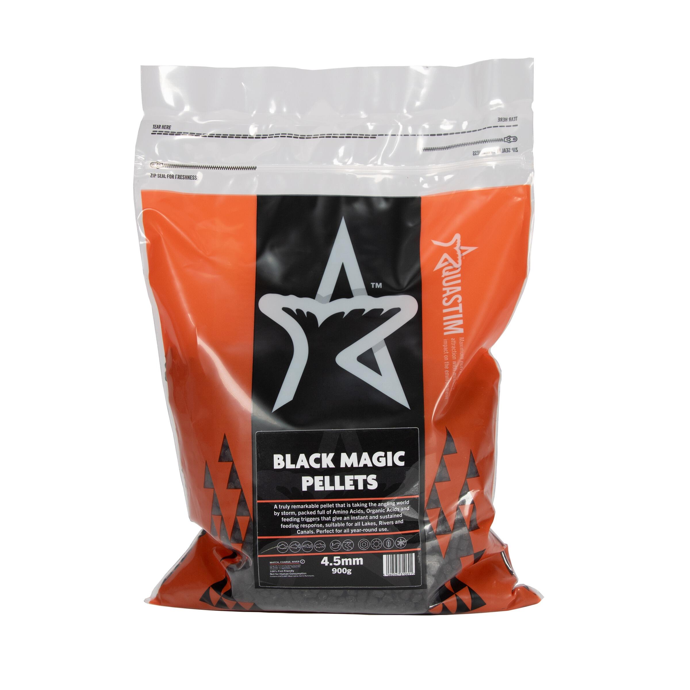 Black Magic pellets zoomed