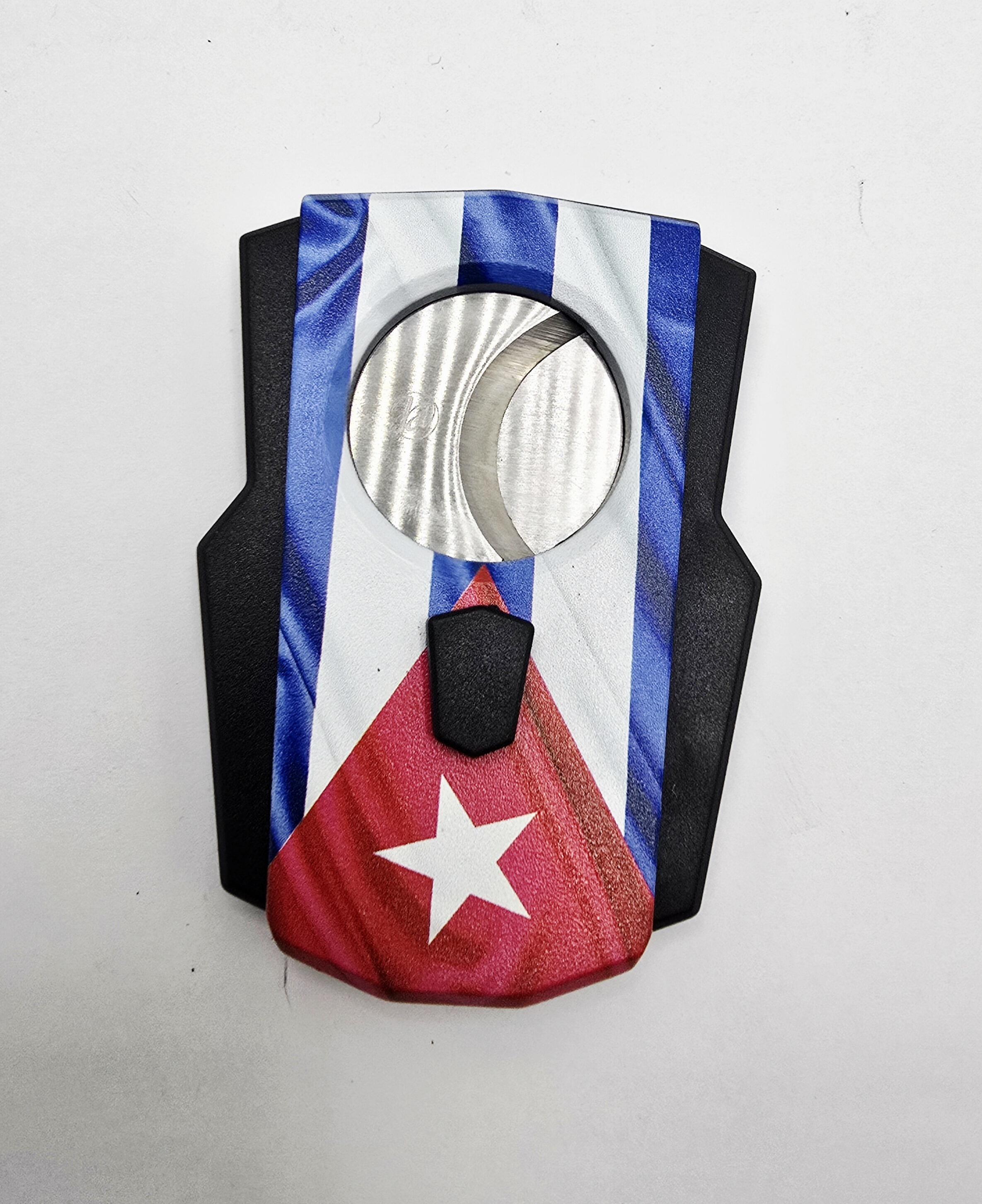 Twin Blade Cigar Cutter – Cuban Flag Design