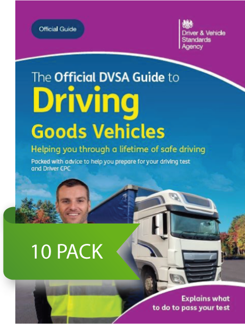 10 PACK of LGV THEORY TEST BOOKS