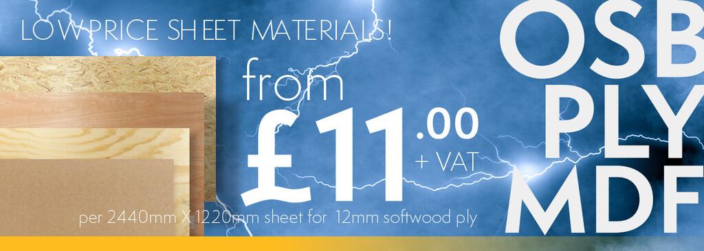 Amazing LOW PRICES on Timber Sheet Materials RIGHT NOW!