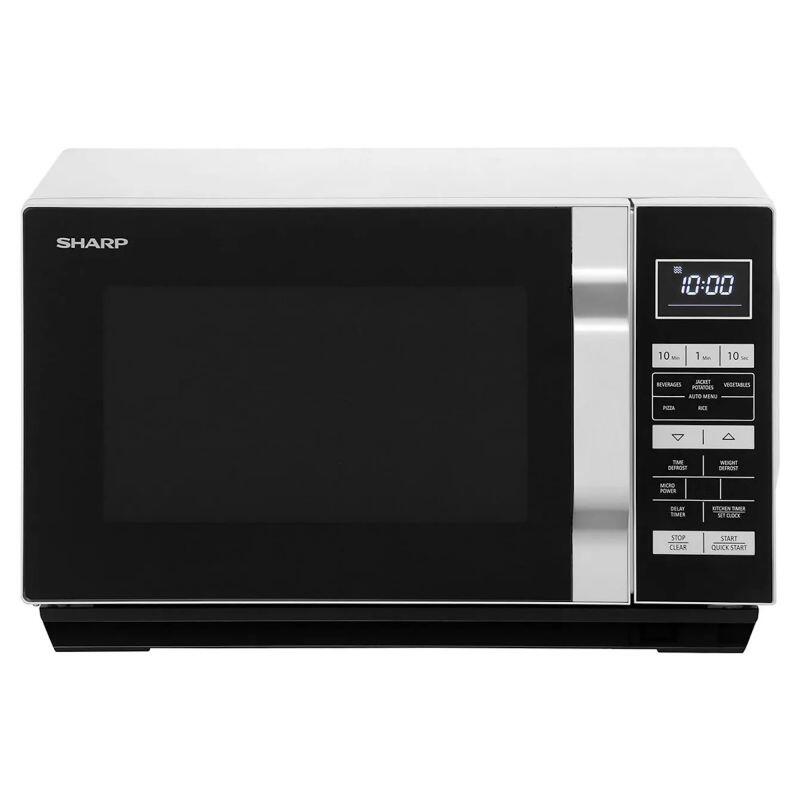 sharp r28stm solo 23l 800w microwave stainless steel