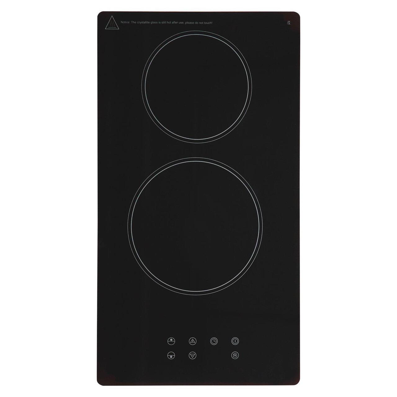 SIA CERH31BL 30cm 2 Zone Domino Ceramic Hob With Touch Control