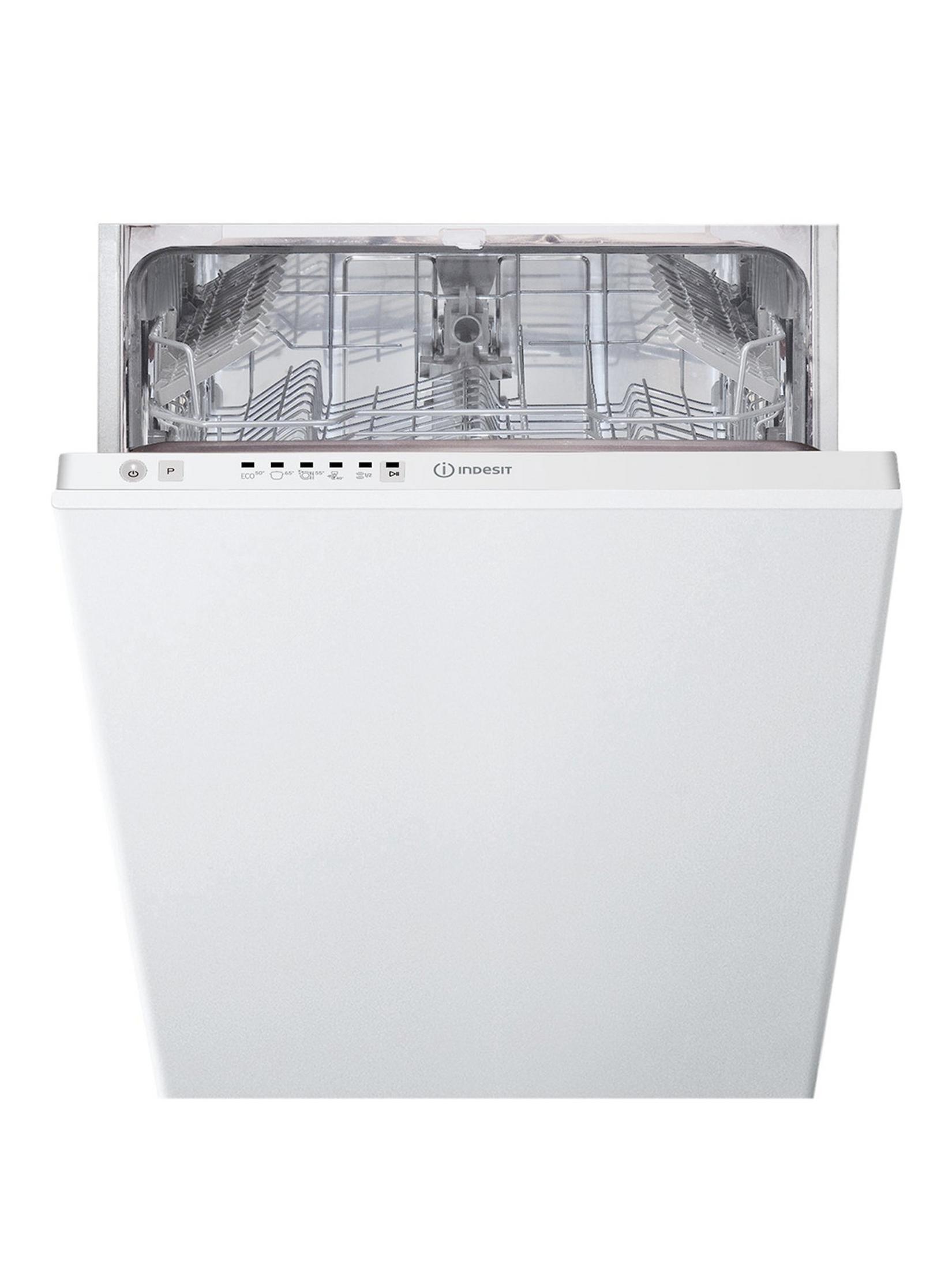 Indesit DSIE2B10UKN Built In Fully Integrated Slimline Dishwasher