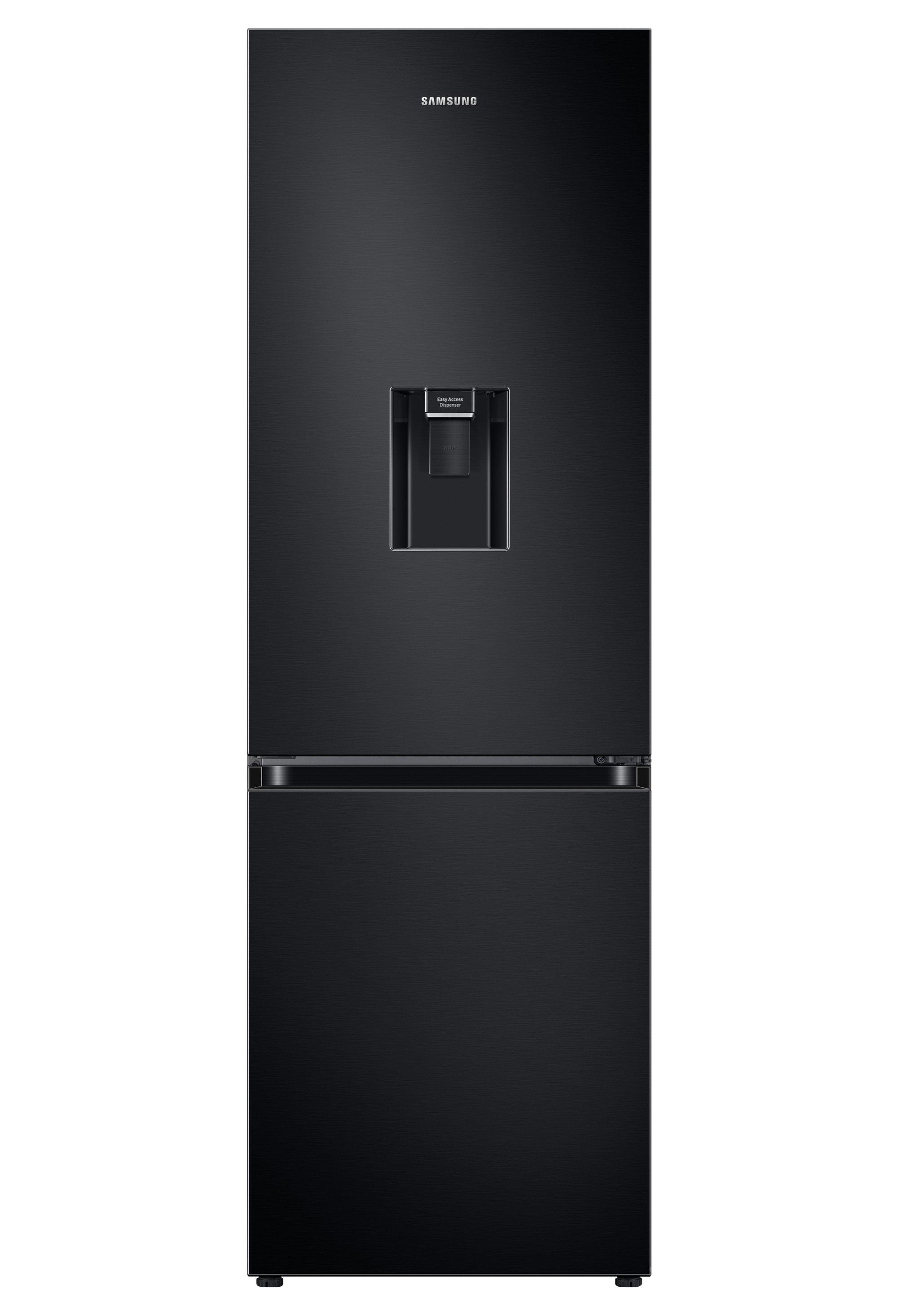 Samsung black fridge freezer with water dispenser top