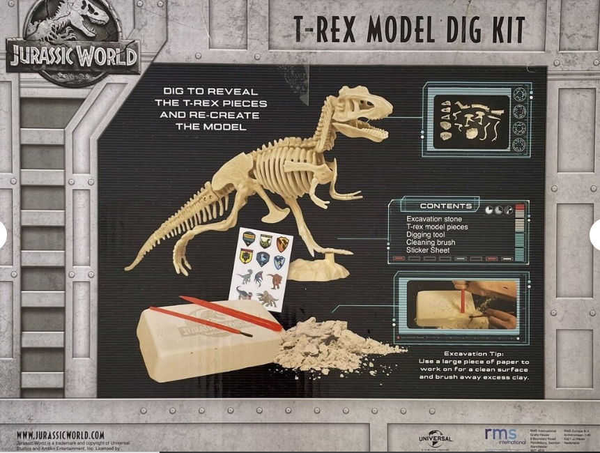 Jurassic world dig and make store t rex