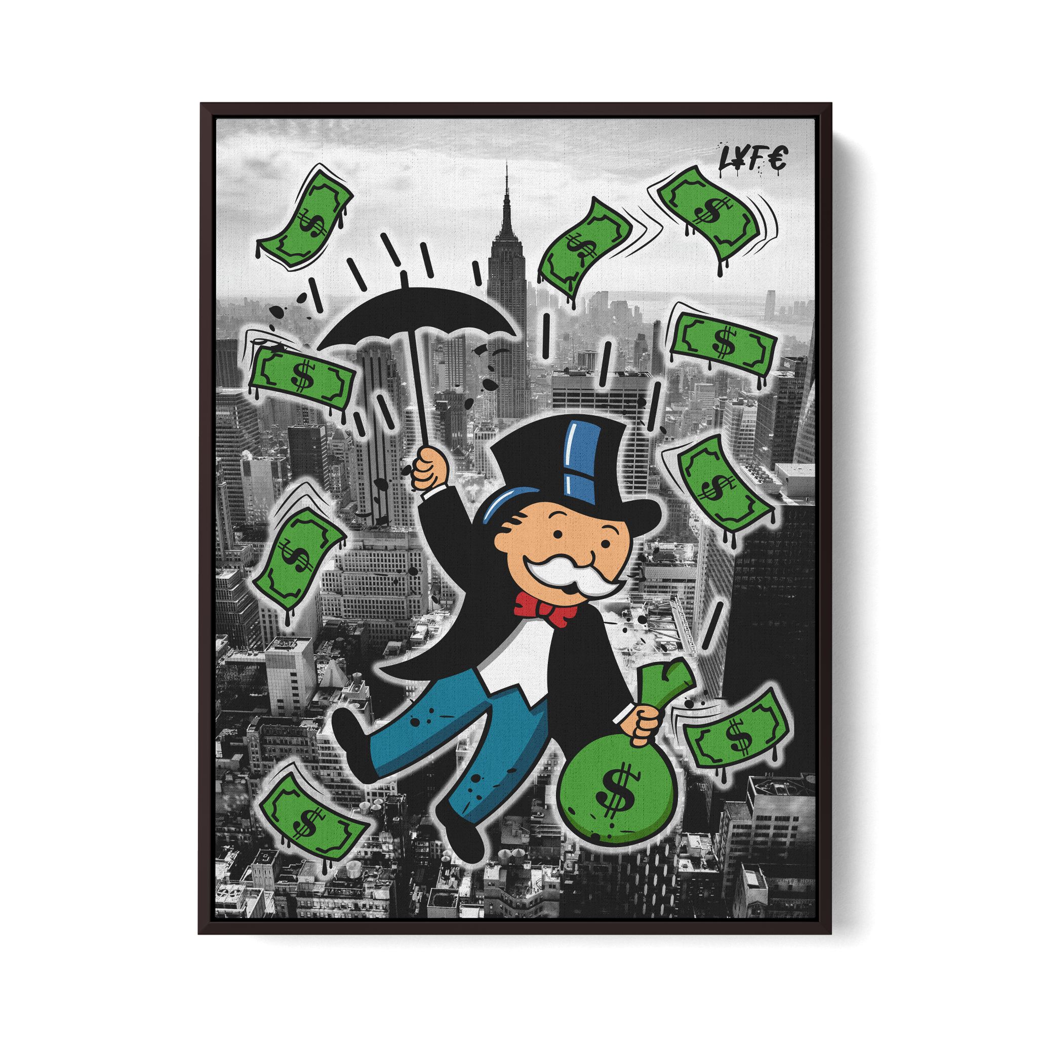 Monopoly x London (POSTER PRINT) Alec monopoly inspired - pop art - rolex  art