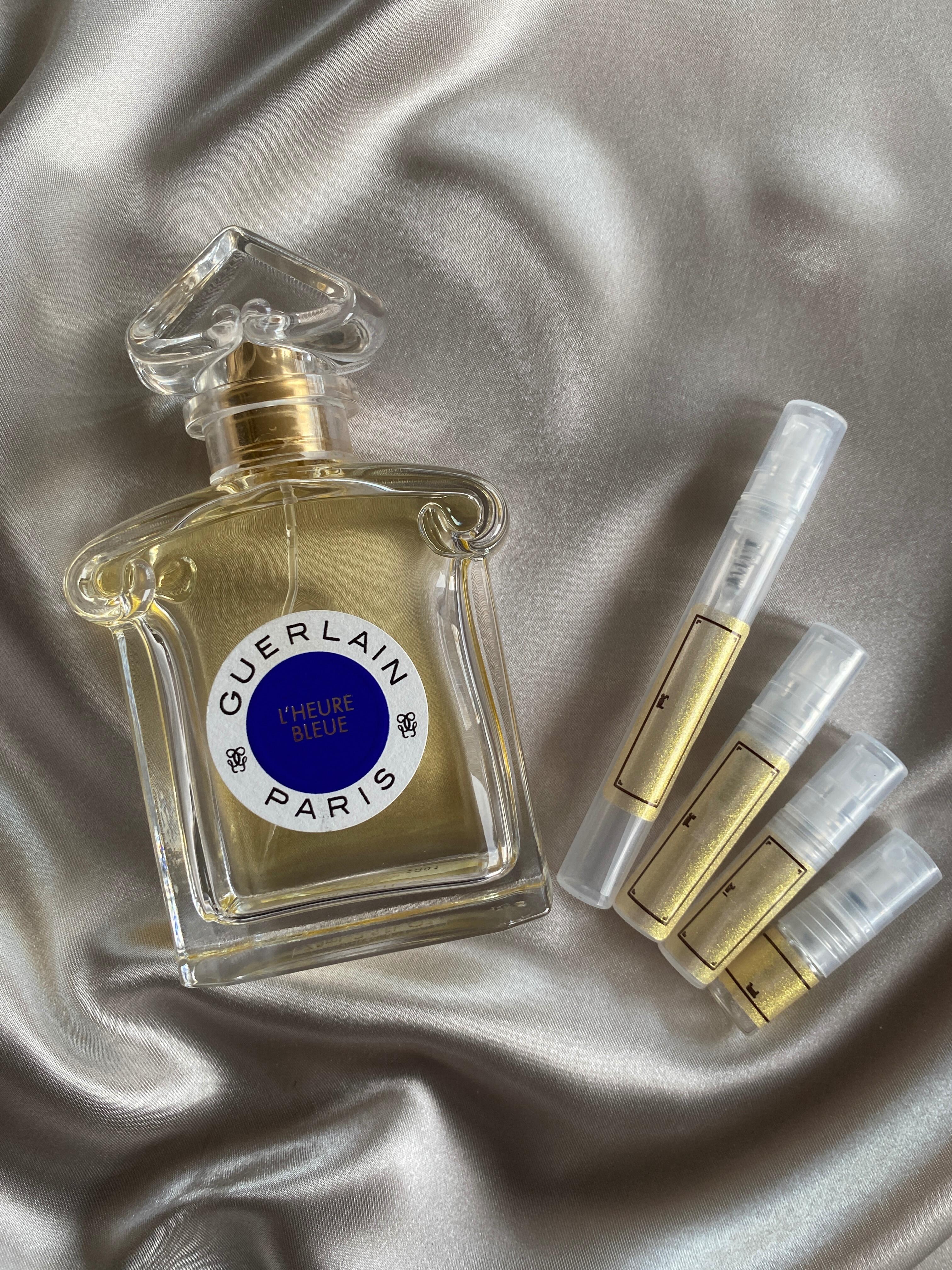 Guerlain fragrance samples in various sizes