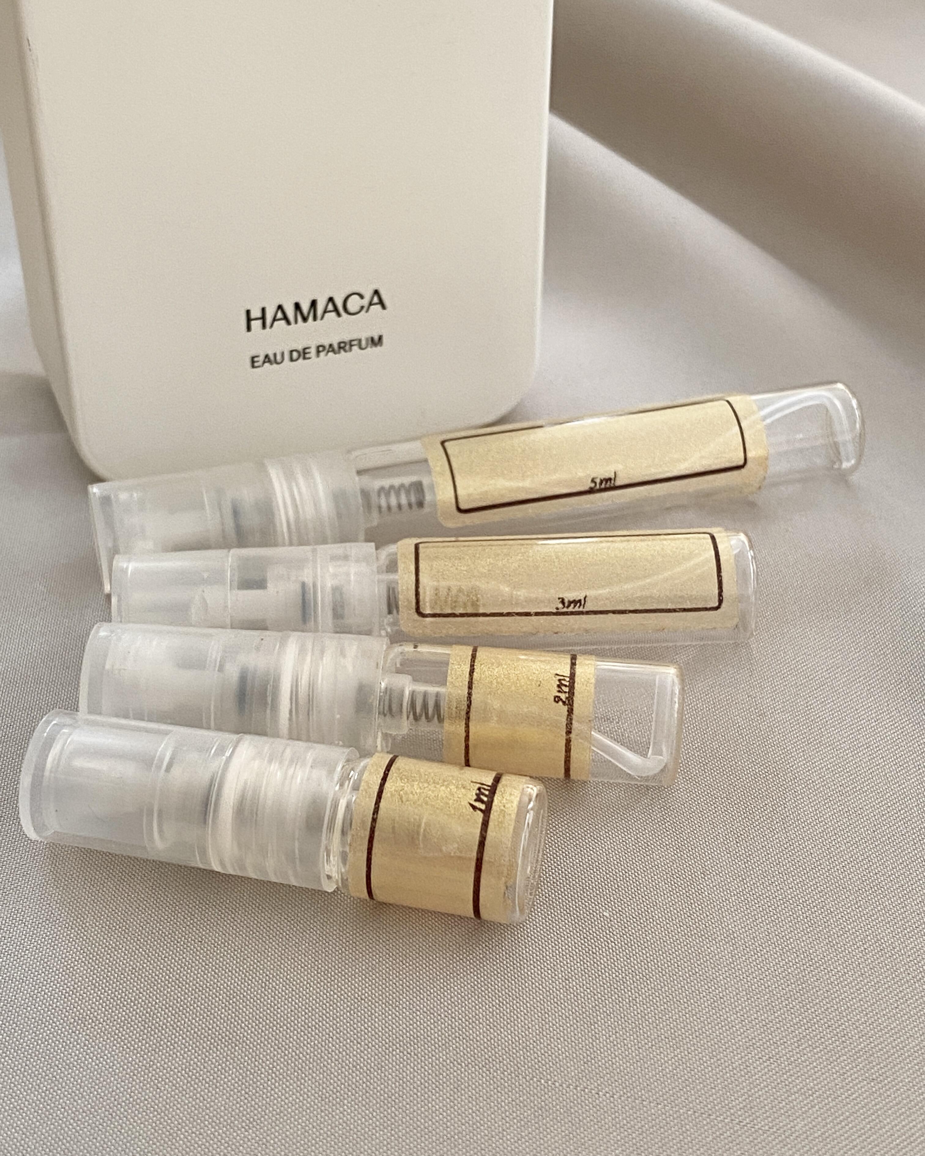 28 87 Hamaca and sample bottles