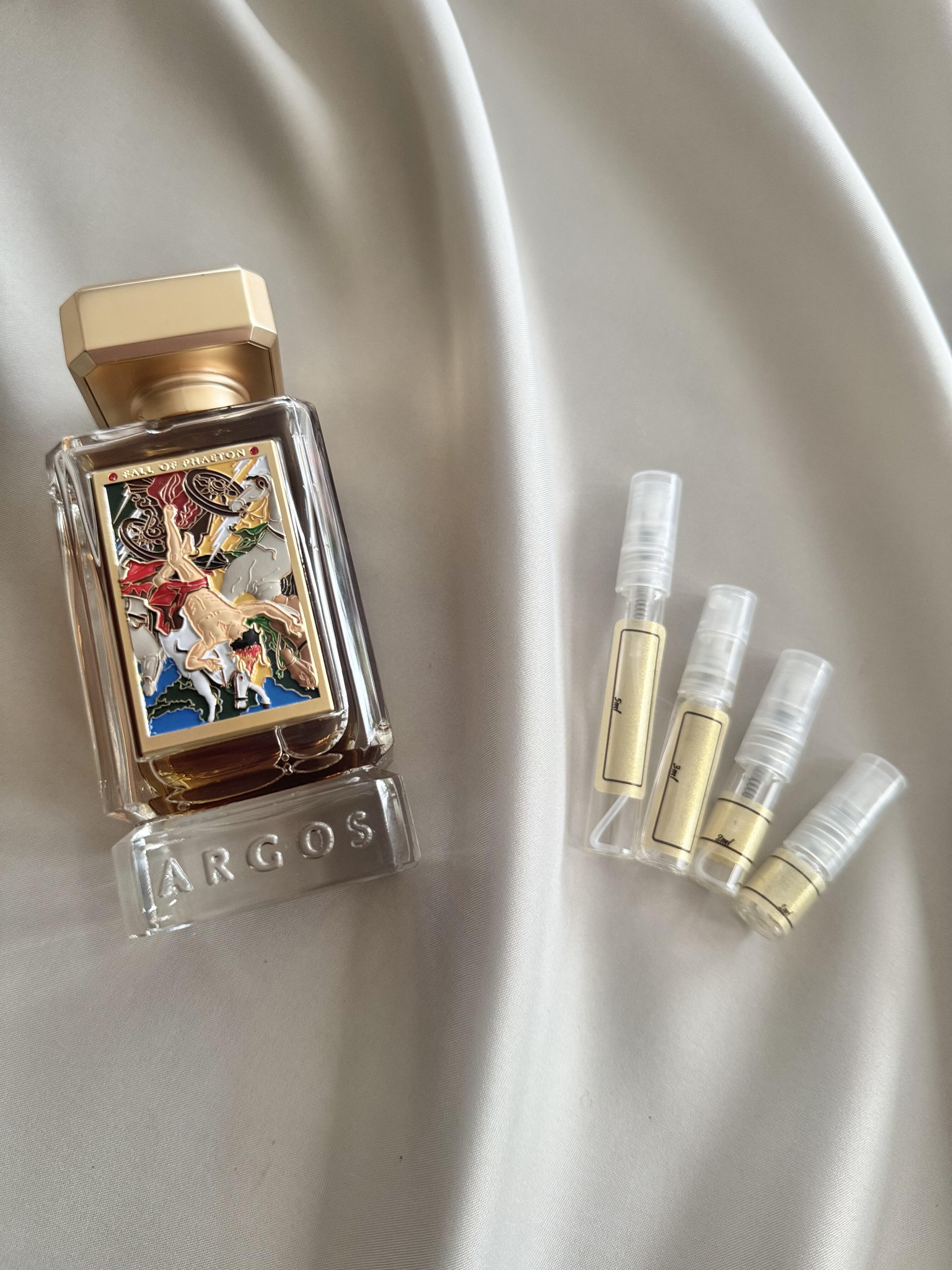 Argos Fragrance Fall of Phaeton  with sample bottles