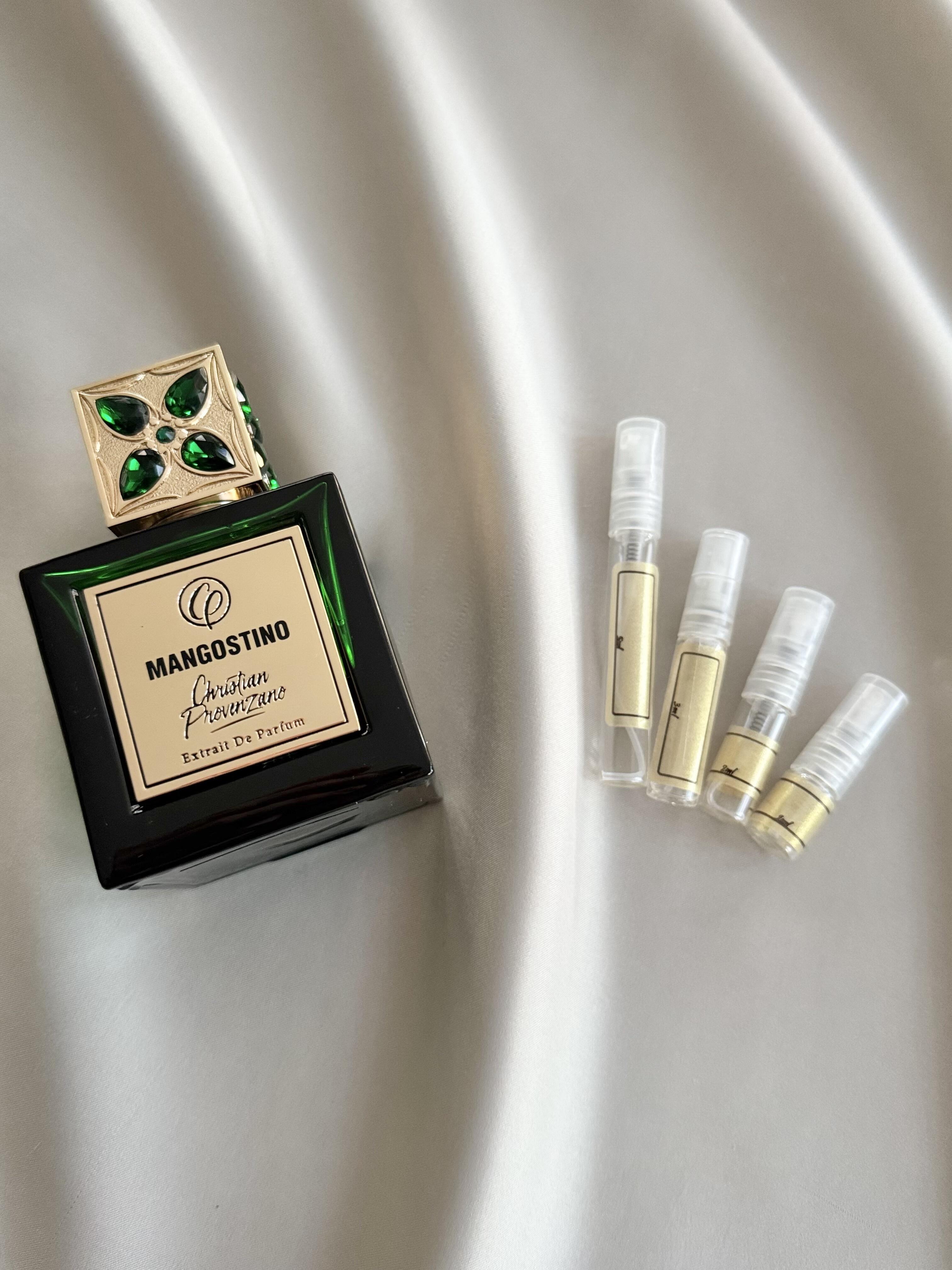 Christian Provenzano Mangostino with sample bottles