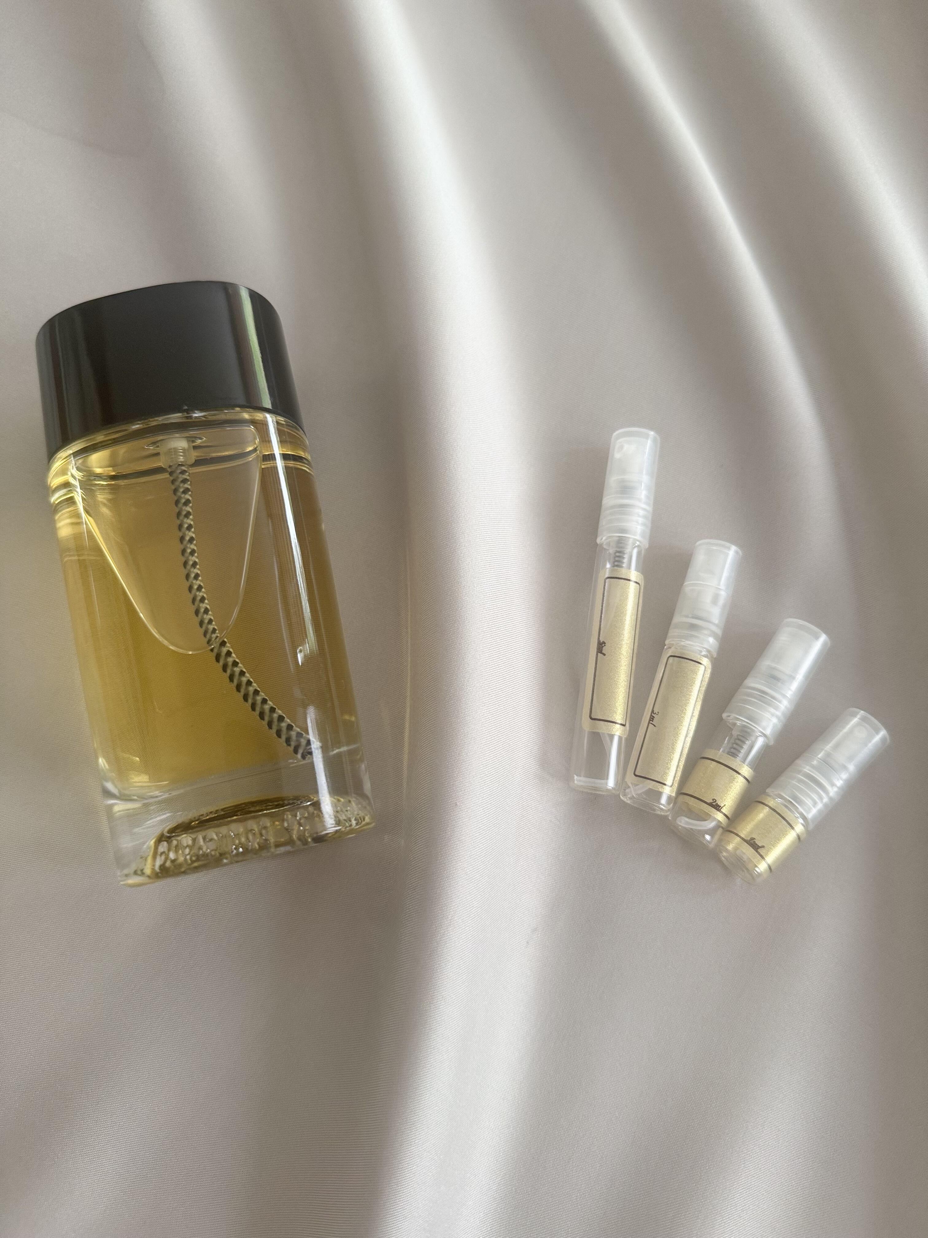 Diptyque 34 Boulevard Saint Germain with sample bottles