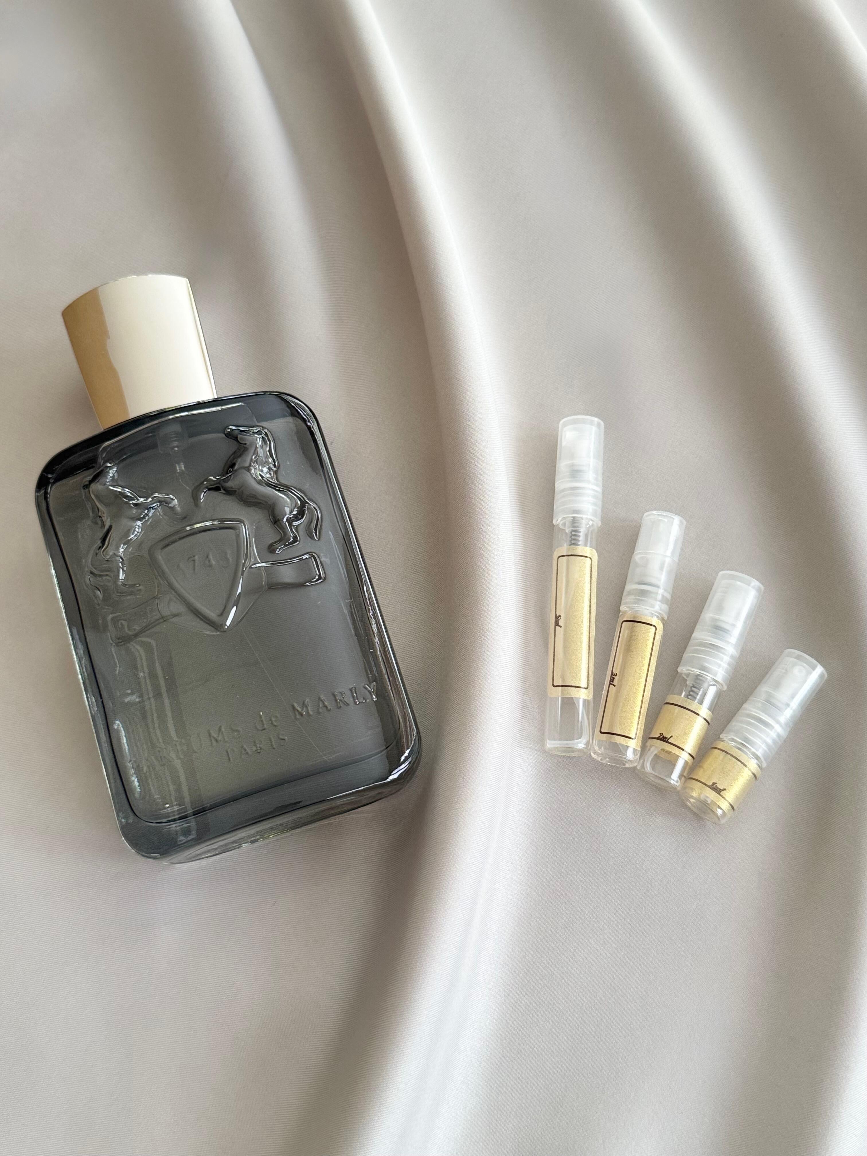 Parfums De Marly Castley with sample bottles