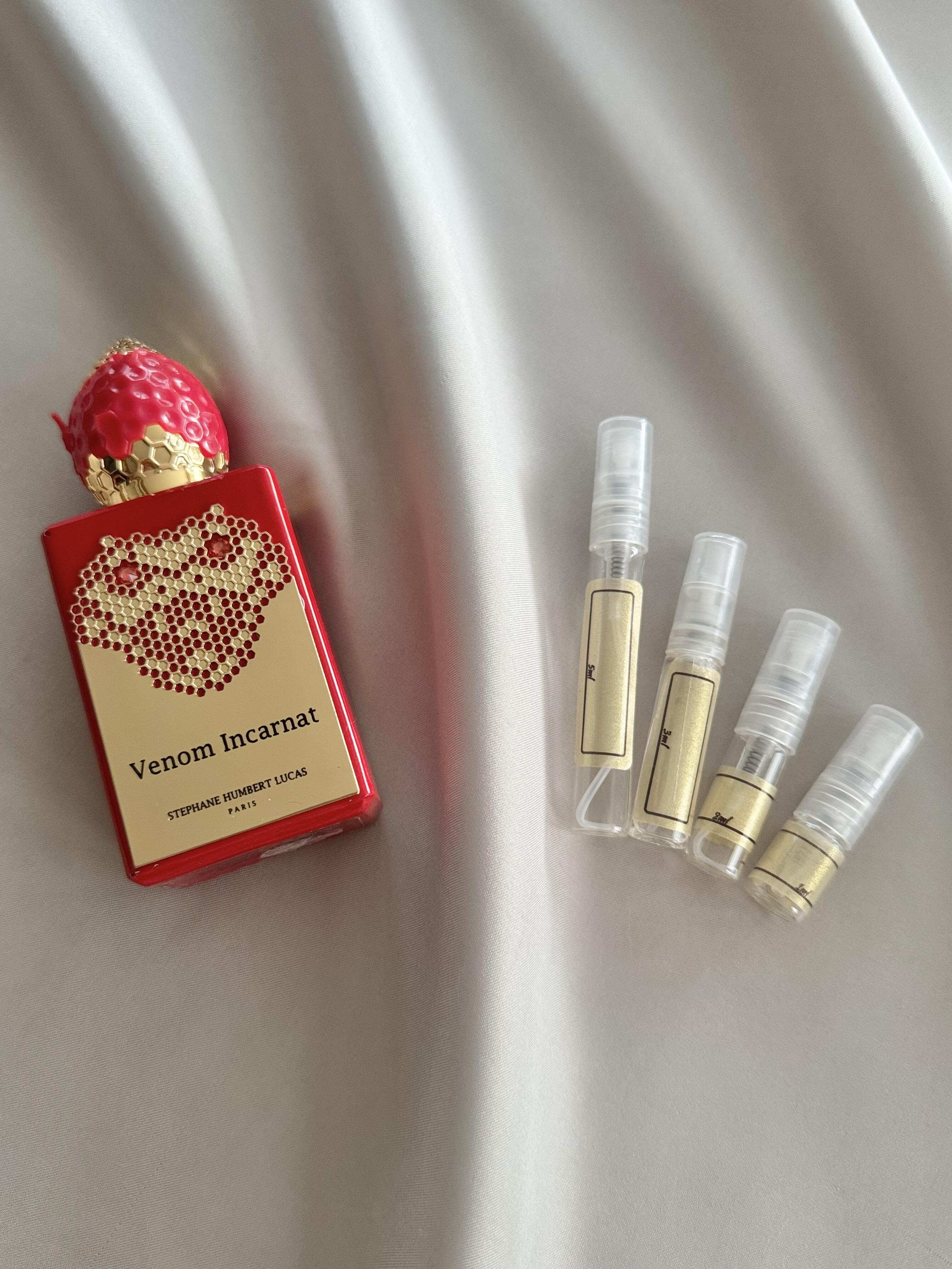 Stephane Humbert Lucas Venom Incarnate with sample bottles