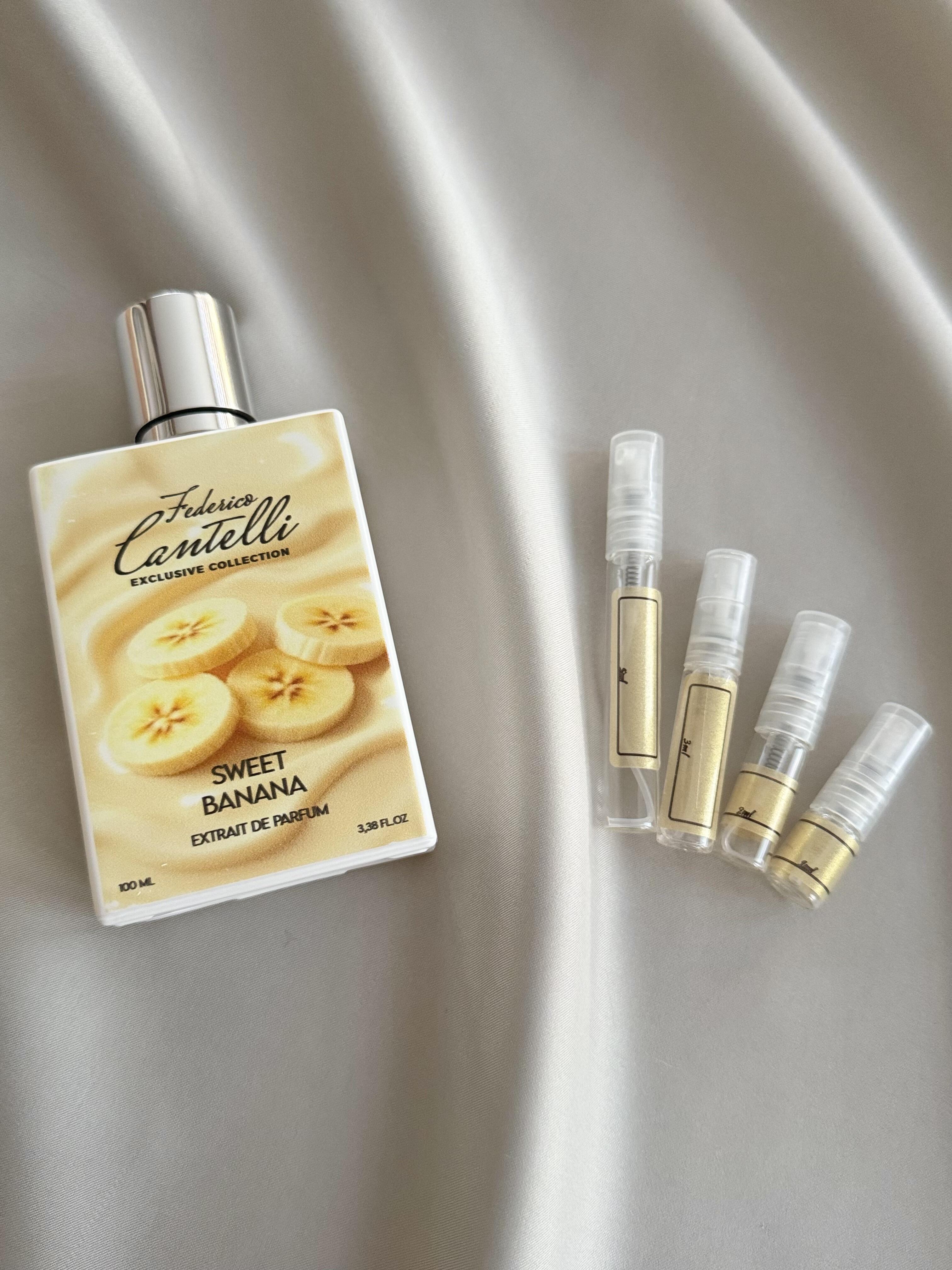 Frederico Cantelli Sweet Banana with sample bottles