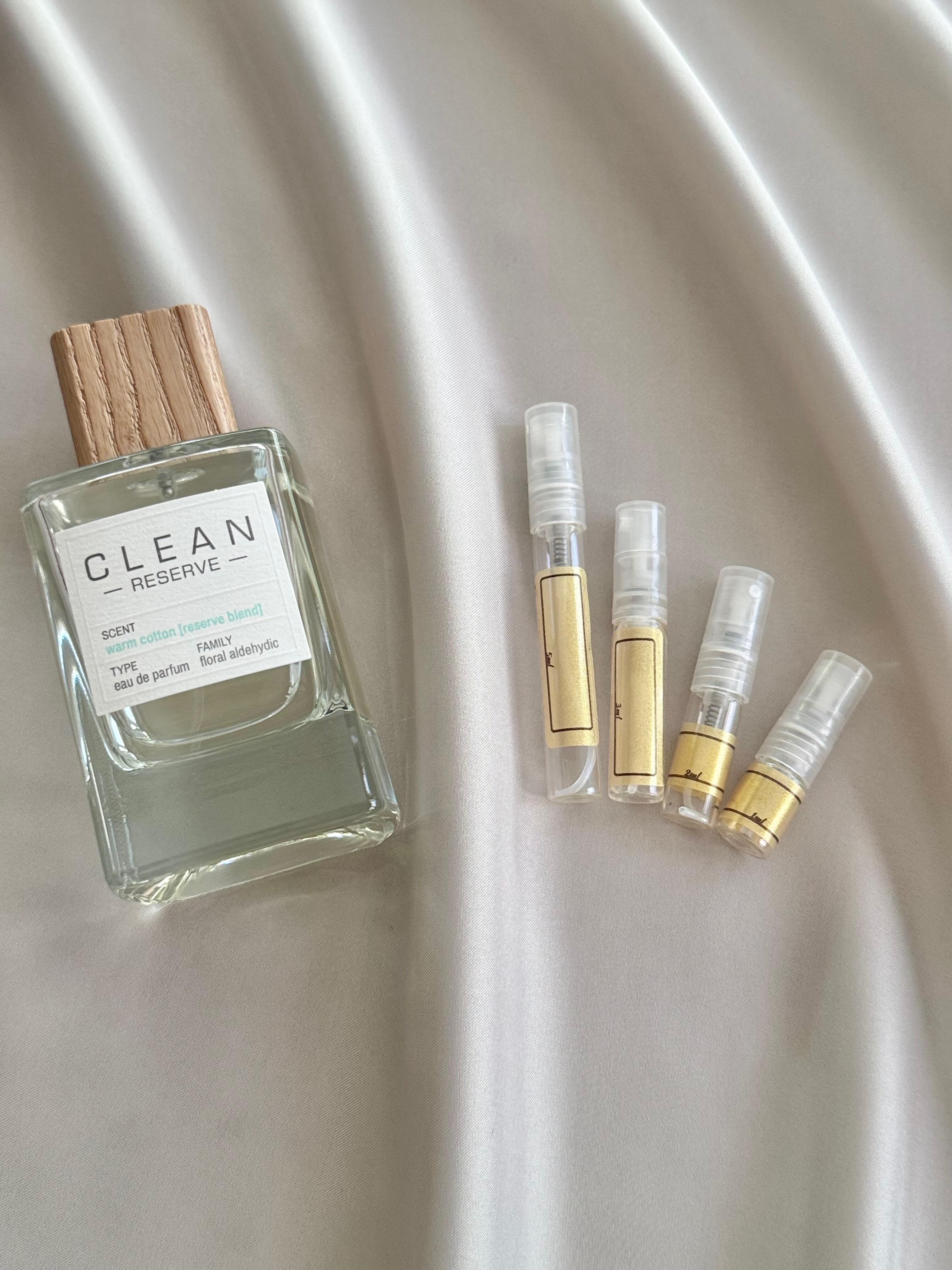 Clean Reserve Warm Cotton Fragrance Samples