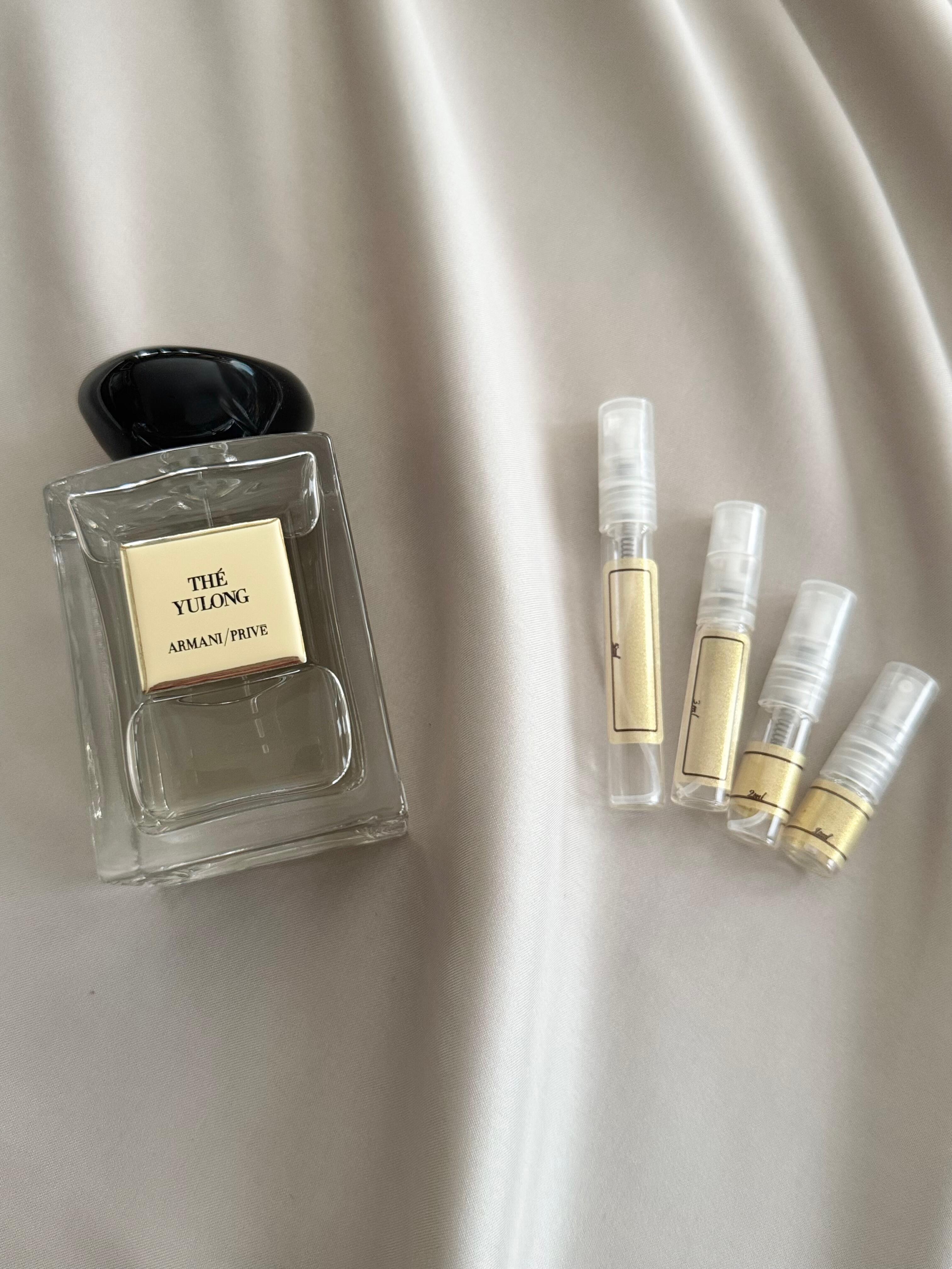Armani Prive The Yulong with sample bottles
