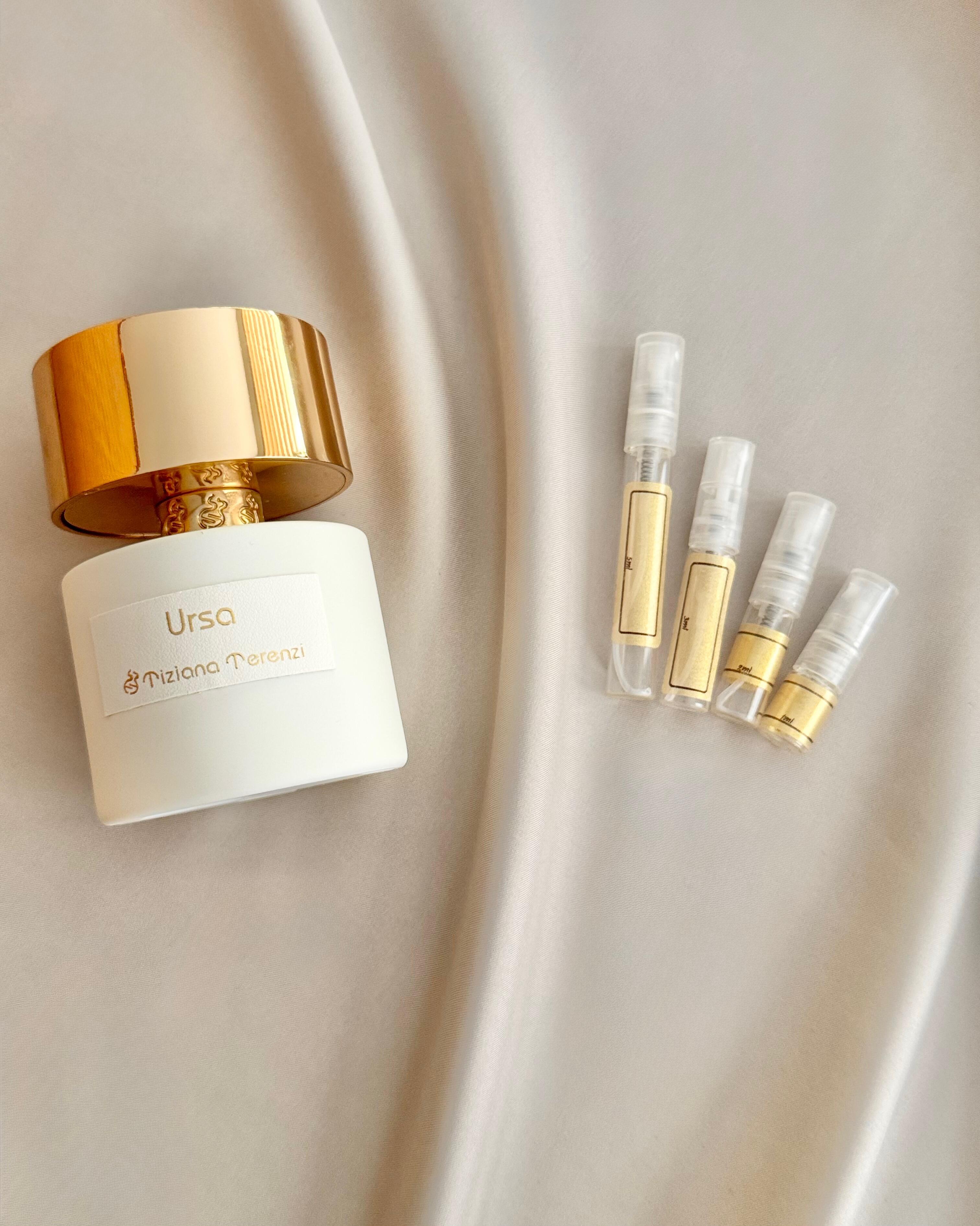 Tiziana Terenzi Ursa bottle with sample bottles