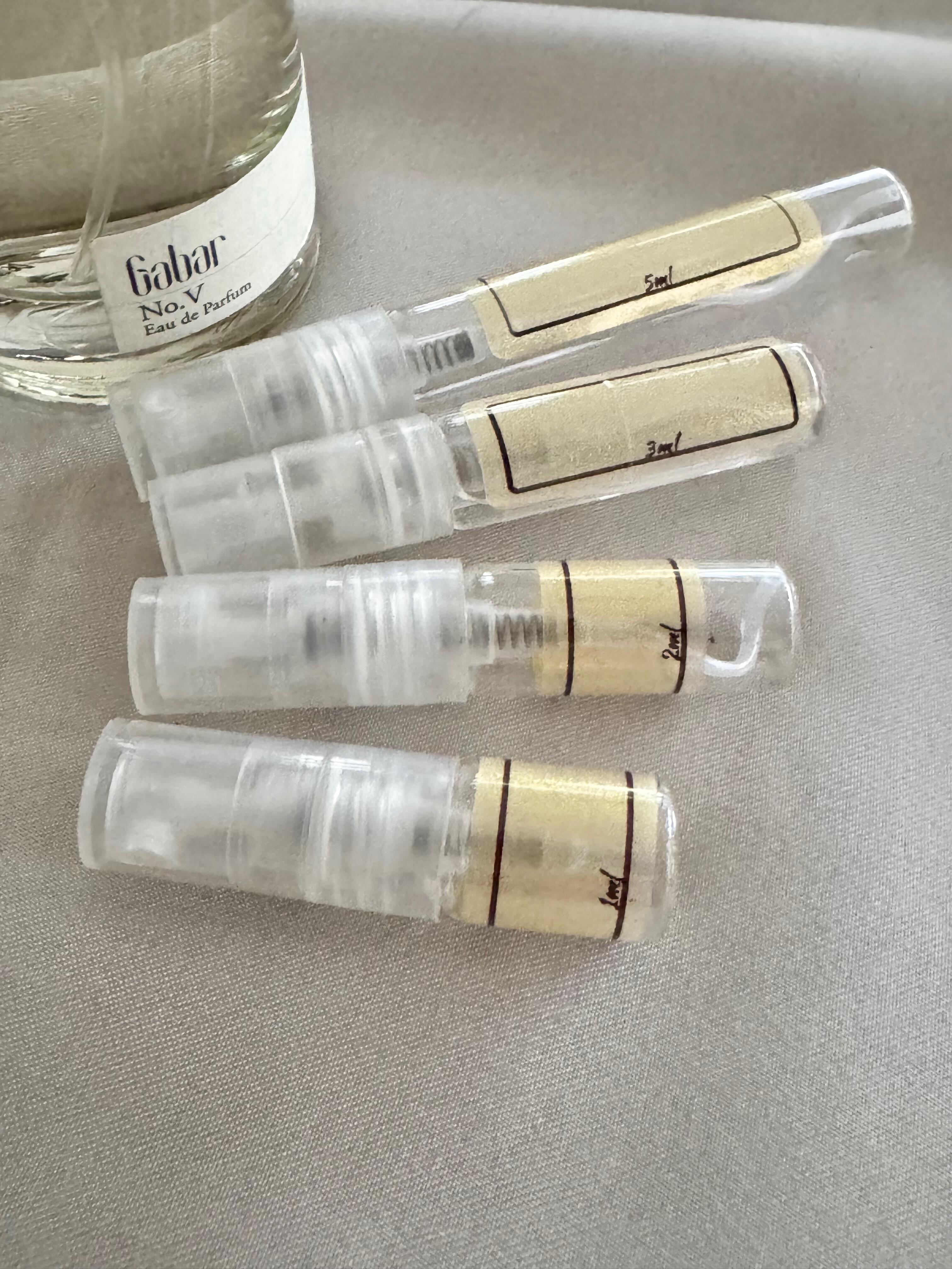 Gabar No. V (Ludlow) Lull and sample bottles
