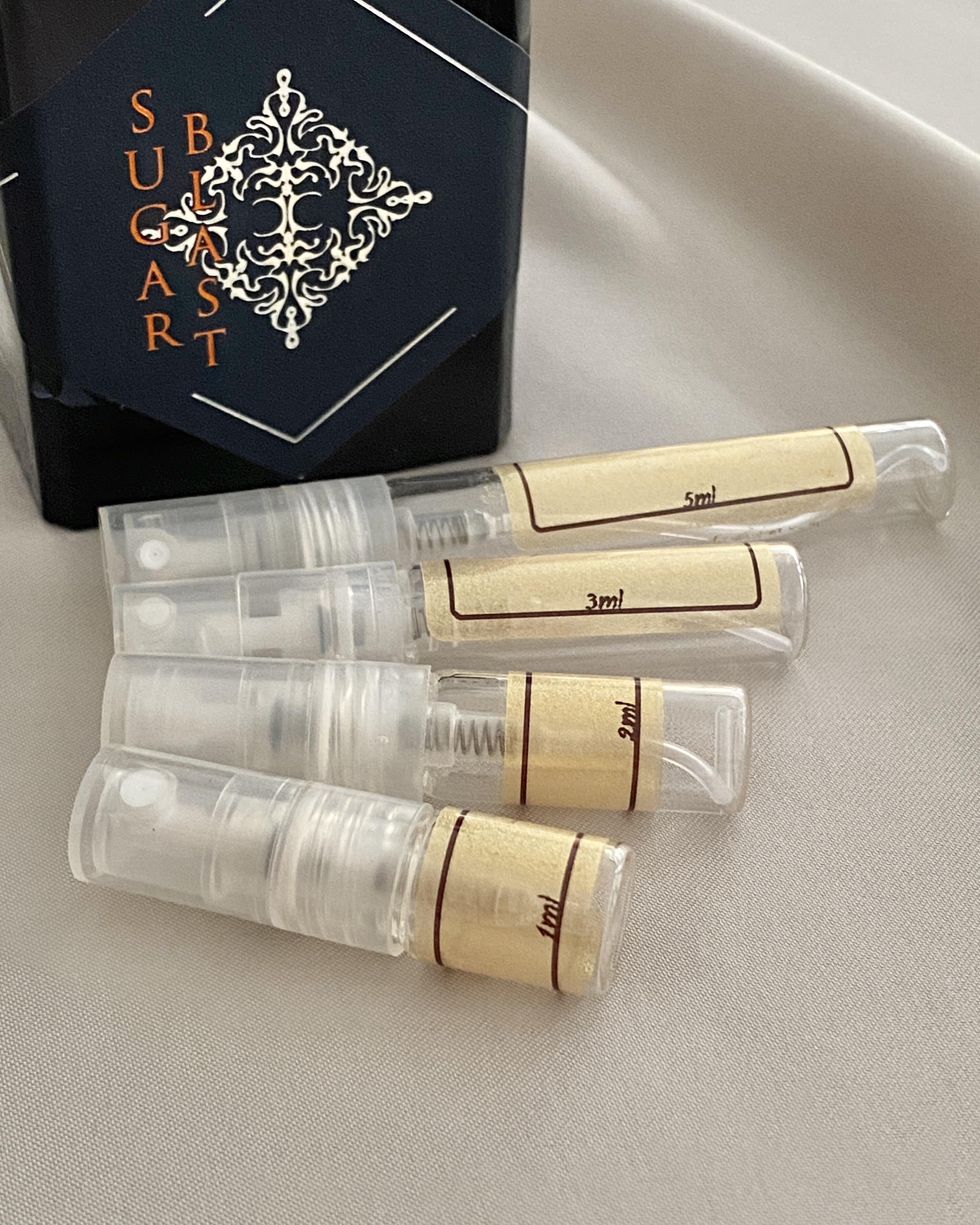 Initio Sugar Blast and sample bottles